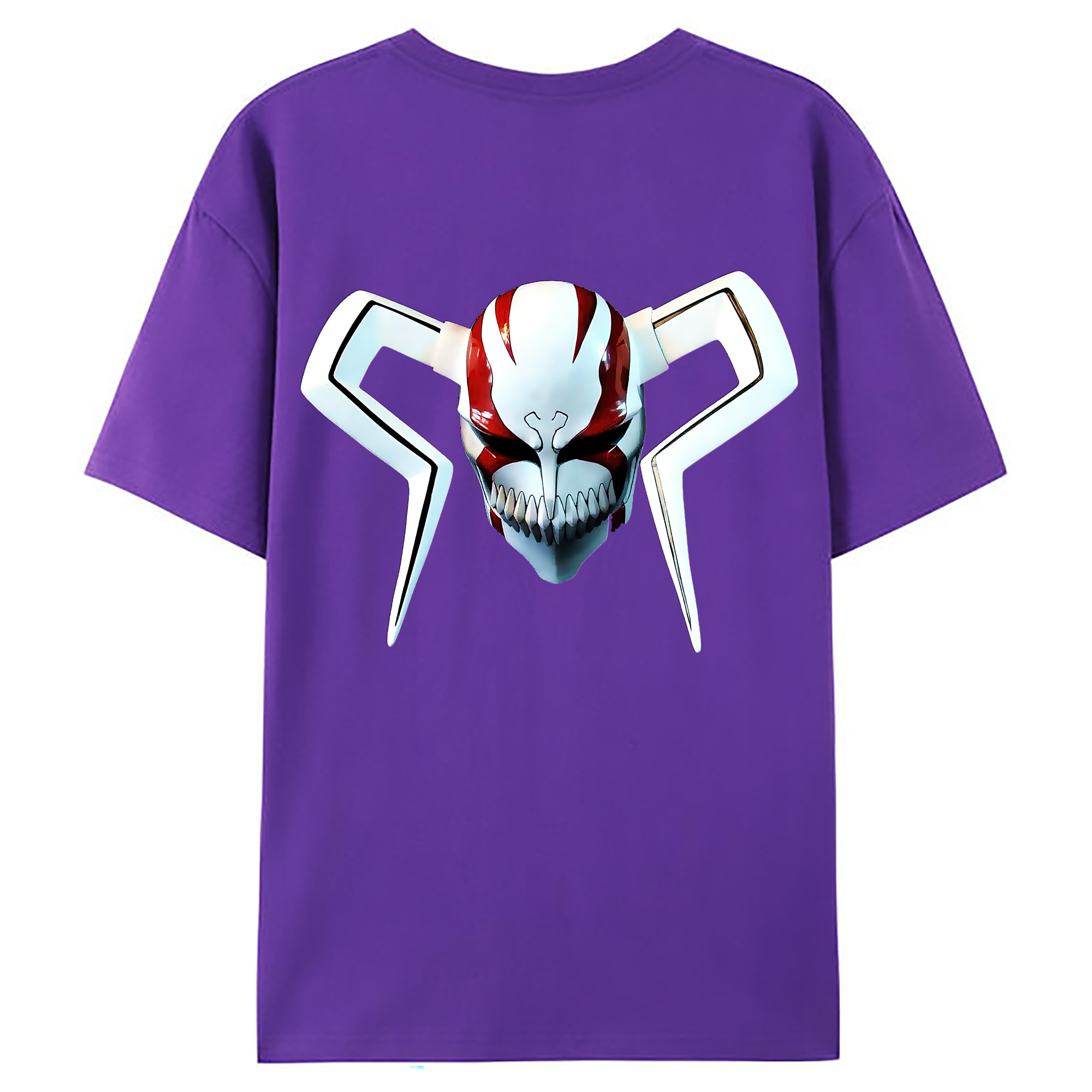 （画像用） ブリーチ 黒崎一護（くろさき いちご）BLEACH Kurosaki Ichigo 綿100％ メンズ半袖Tシャツ（バックプリント） 通気性