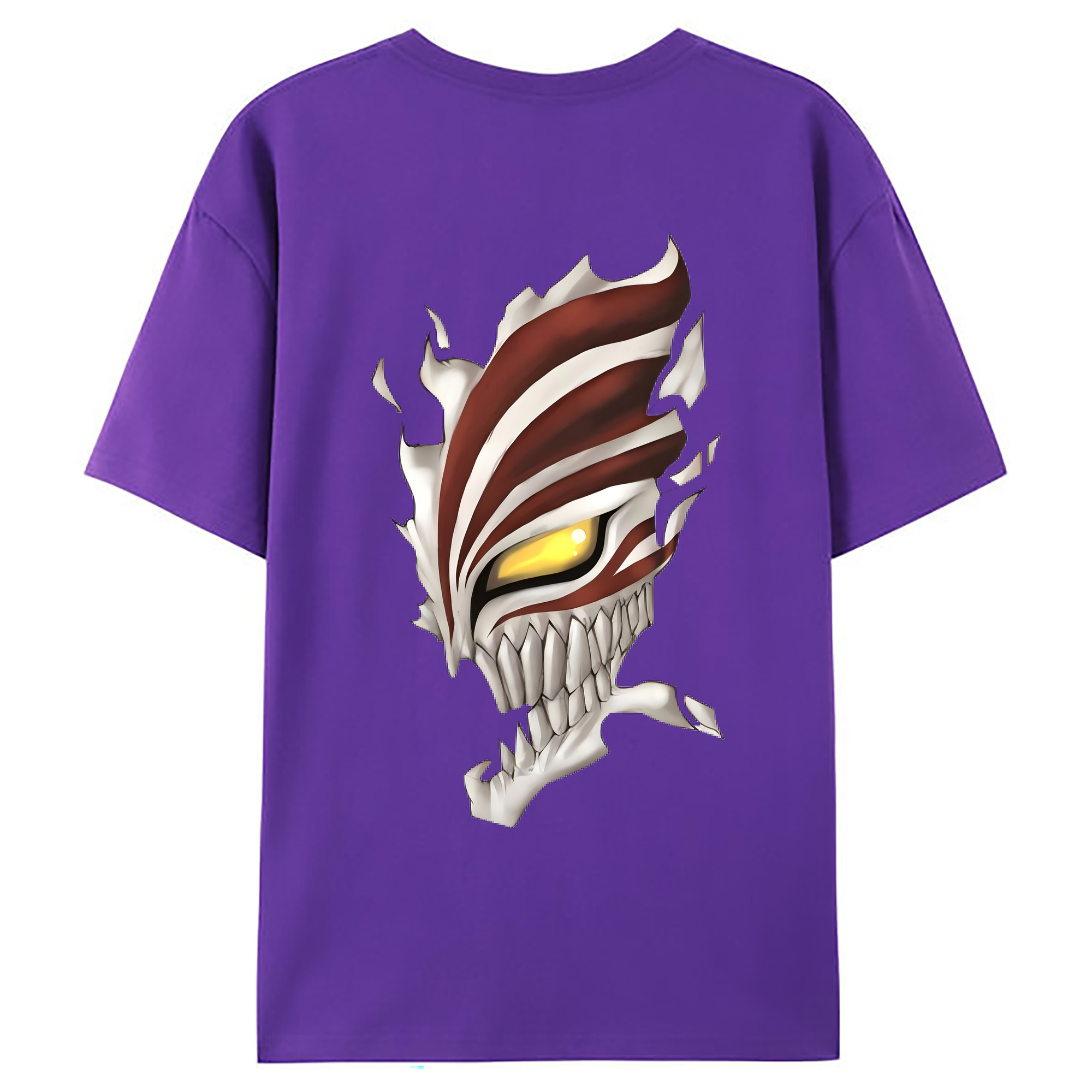 （画像用） ブリーチ 黒崎一護（くろさき いちご）BLEACH Kurosaki Ichigo 綿100％ メンズ半袖Tシャツ（バックプリント） 通気性