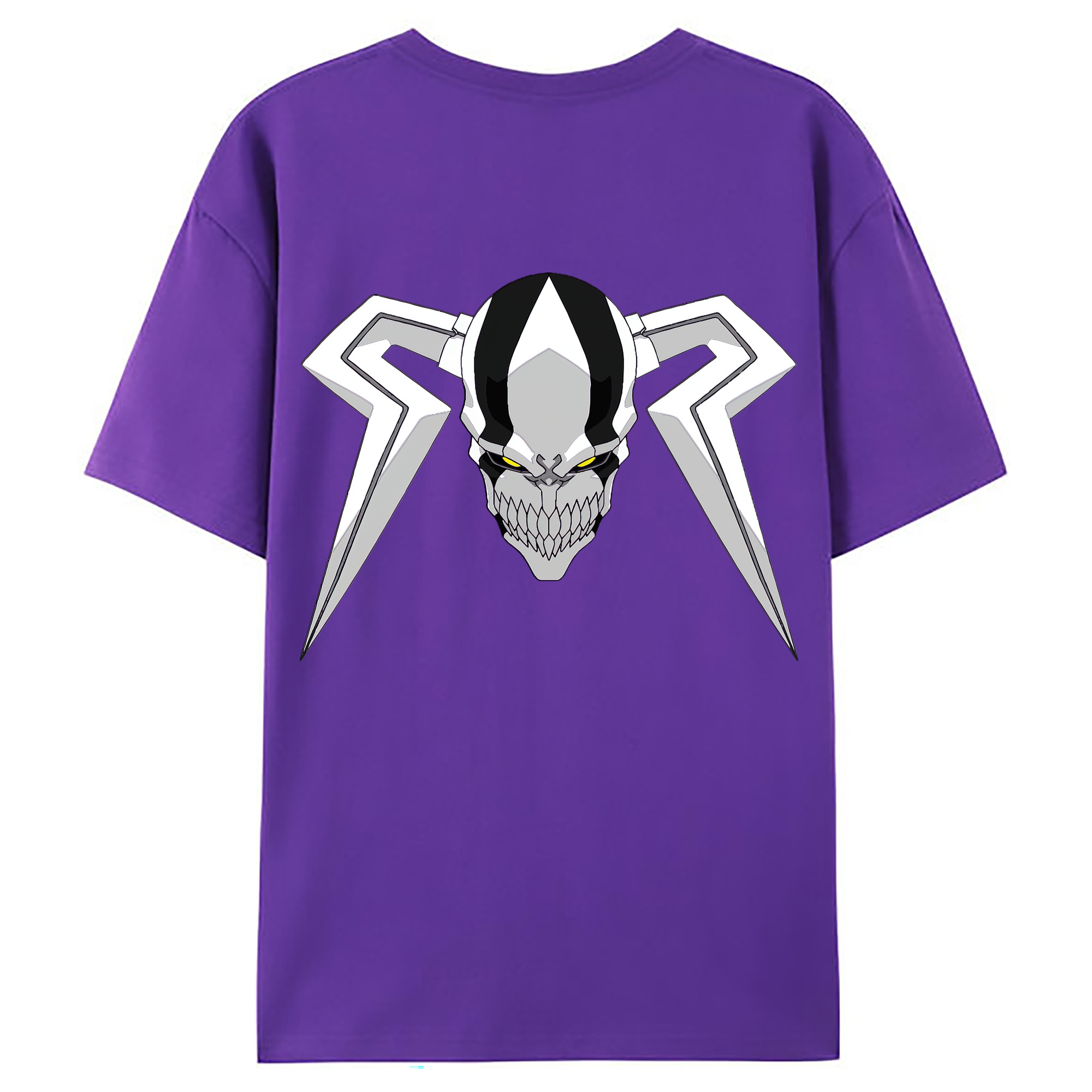 （画像用） ブリーチ 黒崎一護（くろさき いちご）BLEACH Kurosaki Ichigo 綿100％ メンズ半袖Tシャツ（バックプリント） 通気性