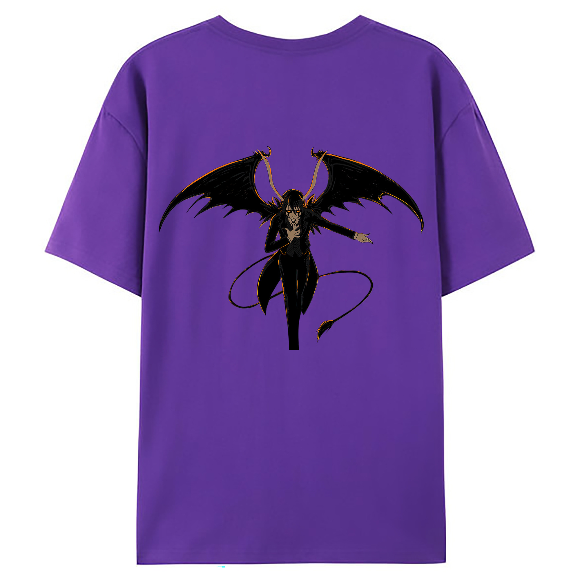 （画像用） ブリーチ ウルキオラ·シファー BLEACH Ulquiorra cifer 綿100％ メンズ半袖Tシャツ（バックプリント） 通気性