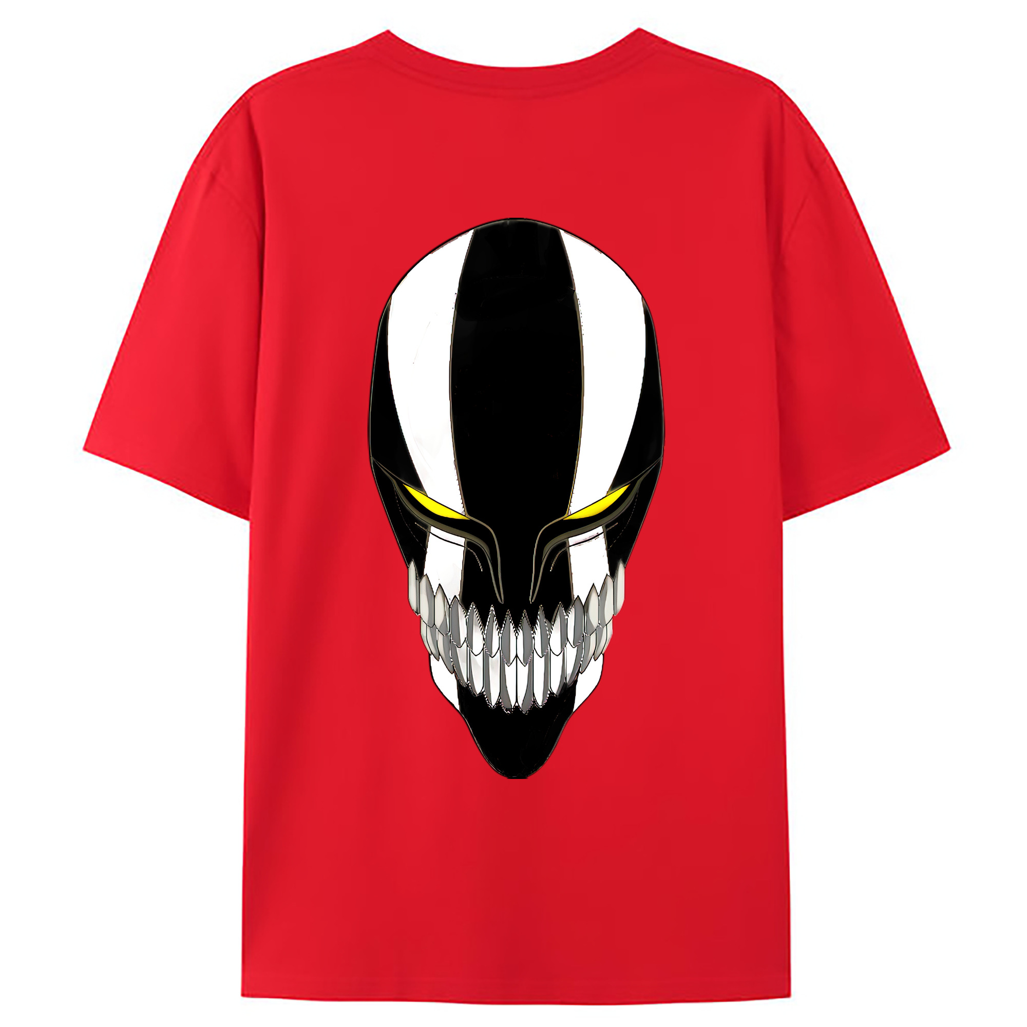 （画像用） ブリーチ 黒崎一護（くろさき いちご）BLEACH Kurosaki Ichigo 綿100％ メンズ半袖Tシャツ（バックプリント） 通気性