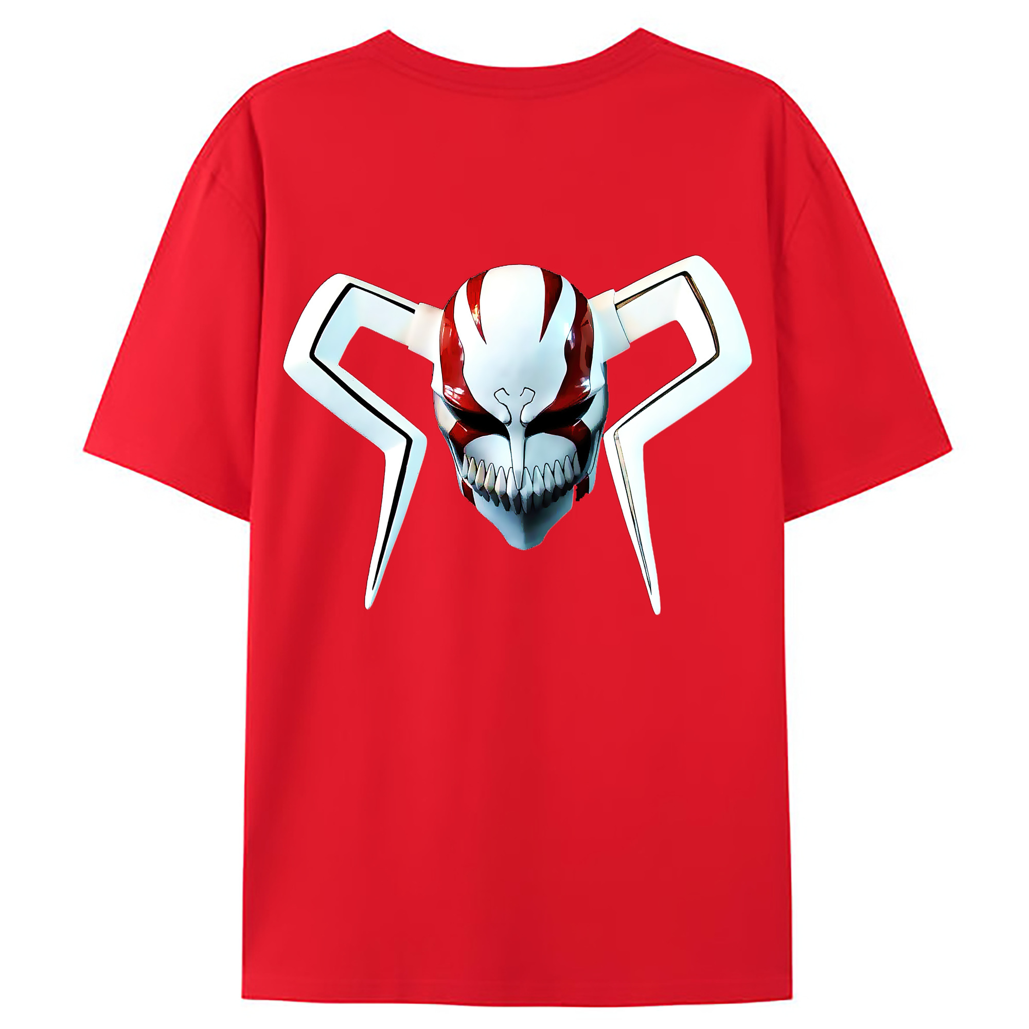 （画像用） ブリーチ 黒崎一護（くろさき いちご）BLEACH Kurosaki Ichigo 綿100％ メンズ半袖Tシャツ（バックプリント） 通気性