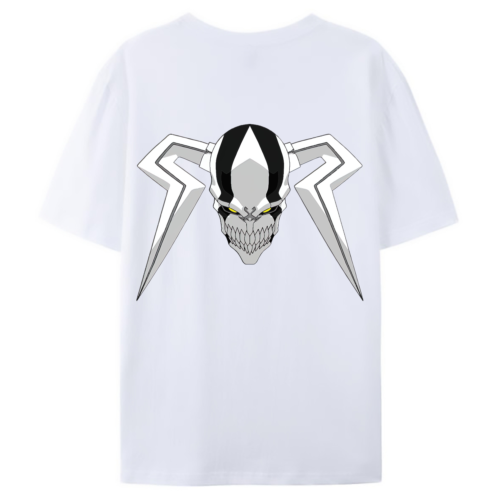 （画像用） ブリーチ 黒崎一護（くろさき いちご）BLEACH Kurosaki Ichigo 綿100％ メンズ半袖Tシャツ（バックプリント） 通気性