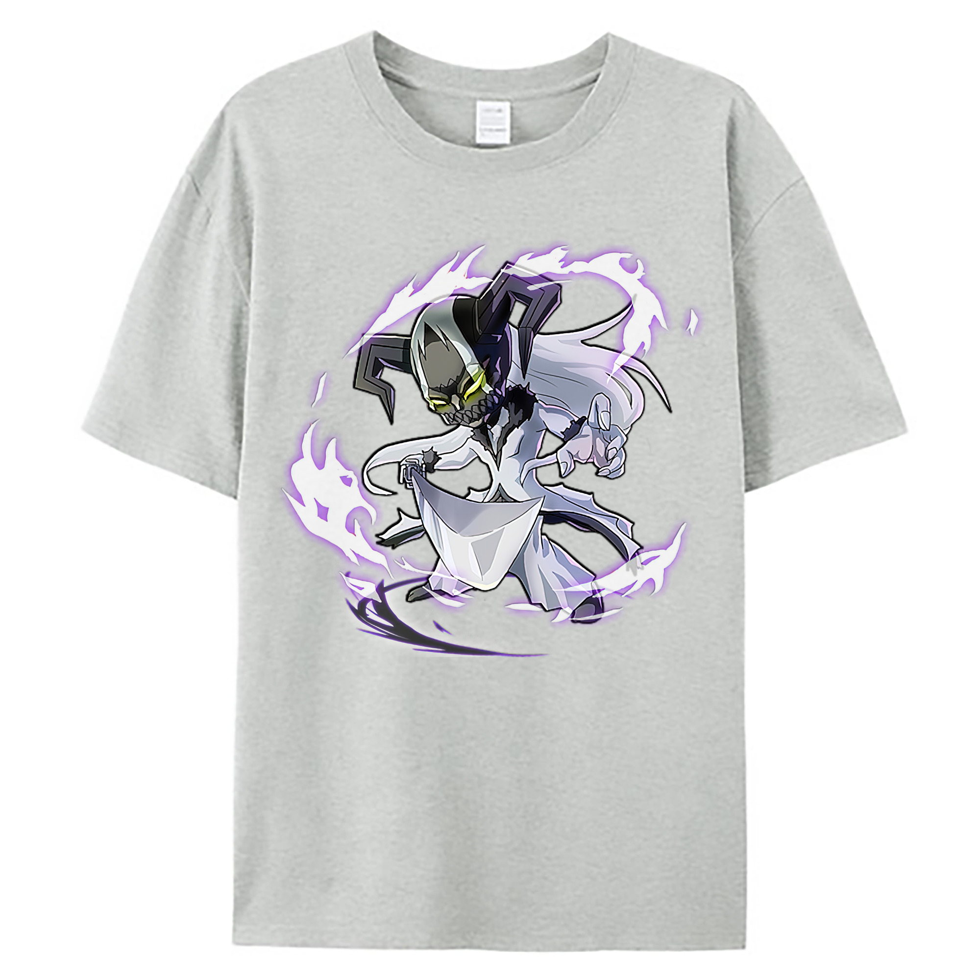 （画像用） ブリーチ 黒崎一護（くろさき いちご）BLEACH Kurosaki Ichigo 綿100％ メンズ半袖Tシャツ｜肌触りやわらか＆通気性
