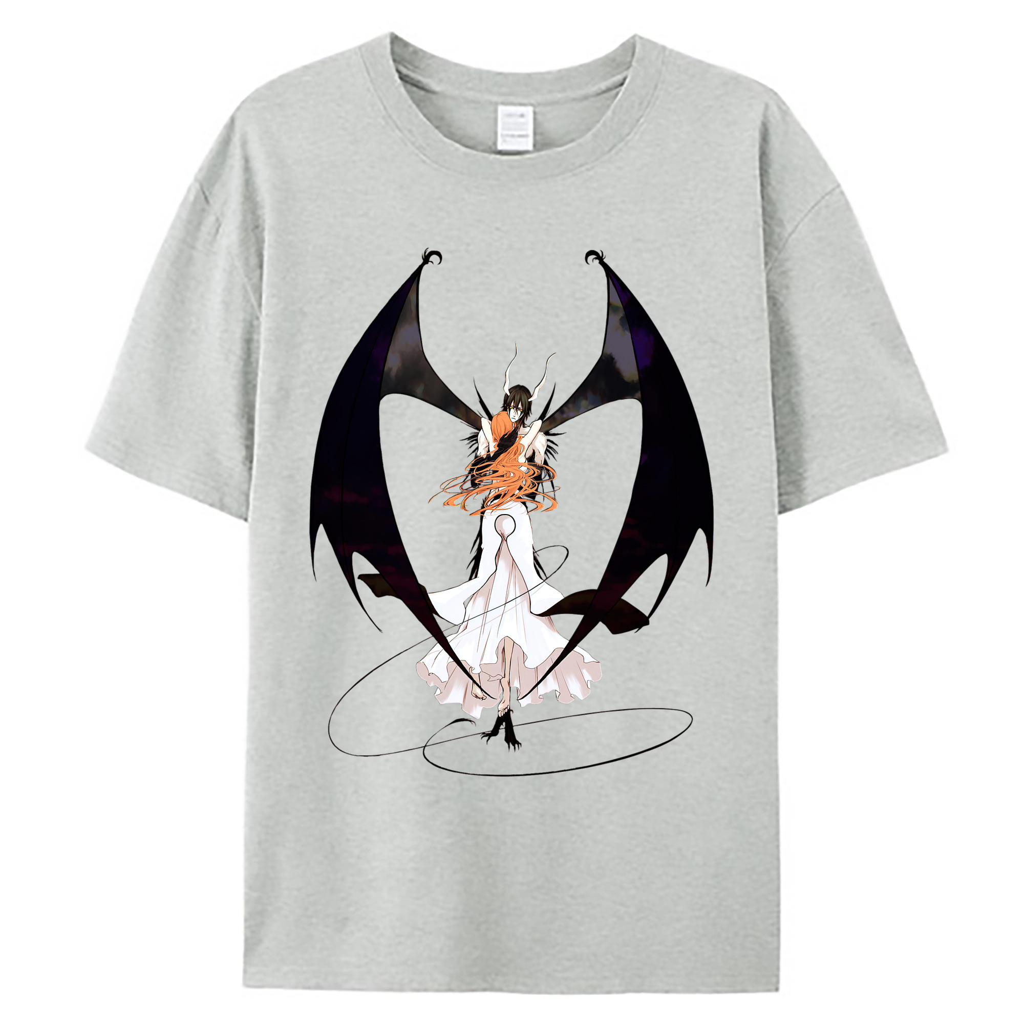 （画像用） ブリーチ ウルキオラ·シファー BLEACH Ulquiorra cifer 綿100％ メンズ半袖Tシャツ｜肌触りやわらか＆通気性