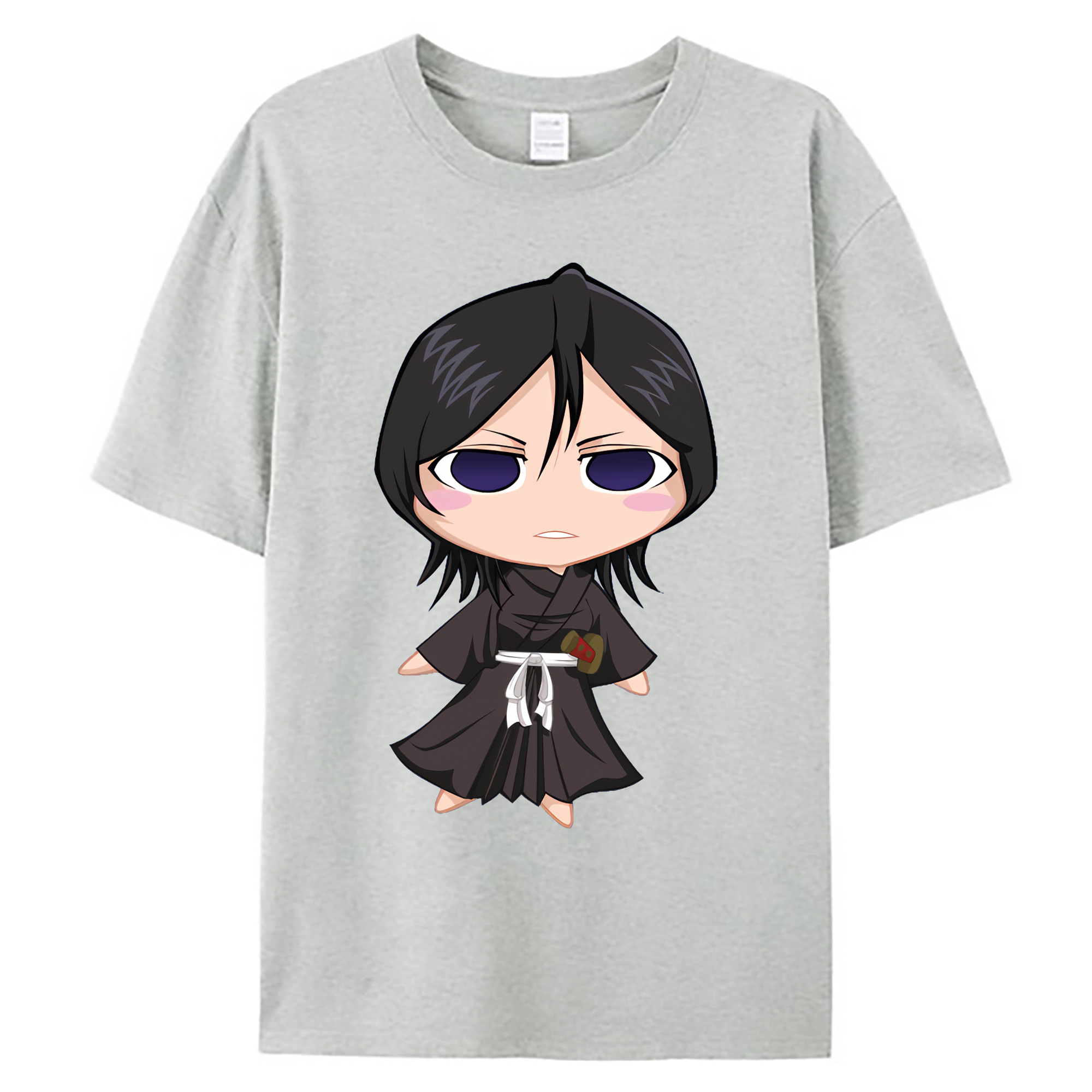 （画像用） ブリーチ 朽木ルキア BLEACH Kuchiki Rukia 綿100％ メンズ半袖Tシャツ｜肌触りやわらか＆通気性