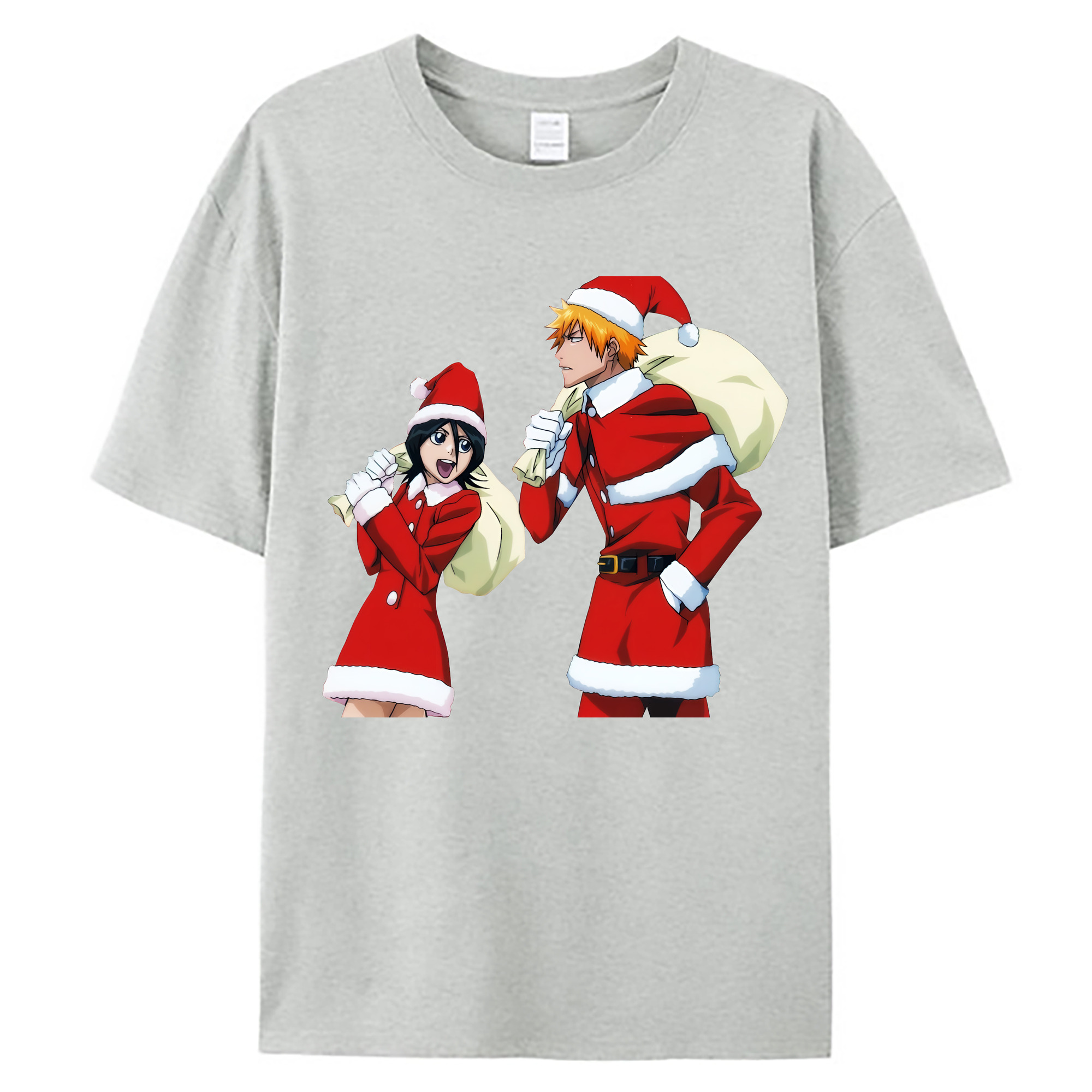 （画像用） ブリーチ 朽木ルキア BLEACH Kuchiki Rukia 綿100％ メンズ半袖Tシャツ｜肌触りやわらか＆通気性
