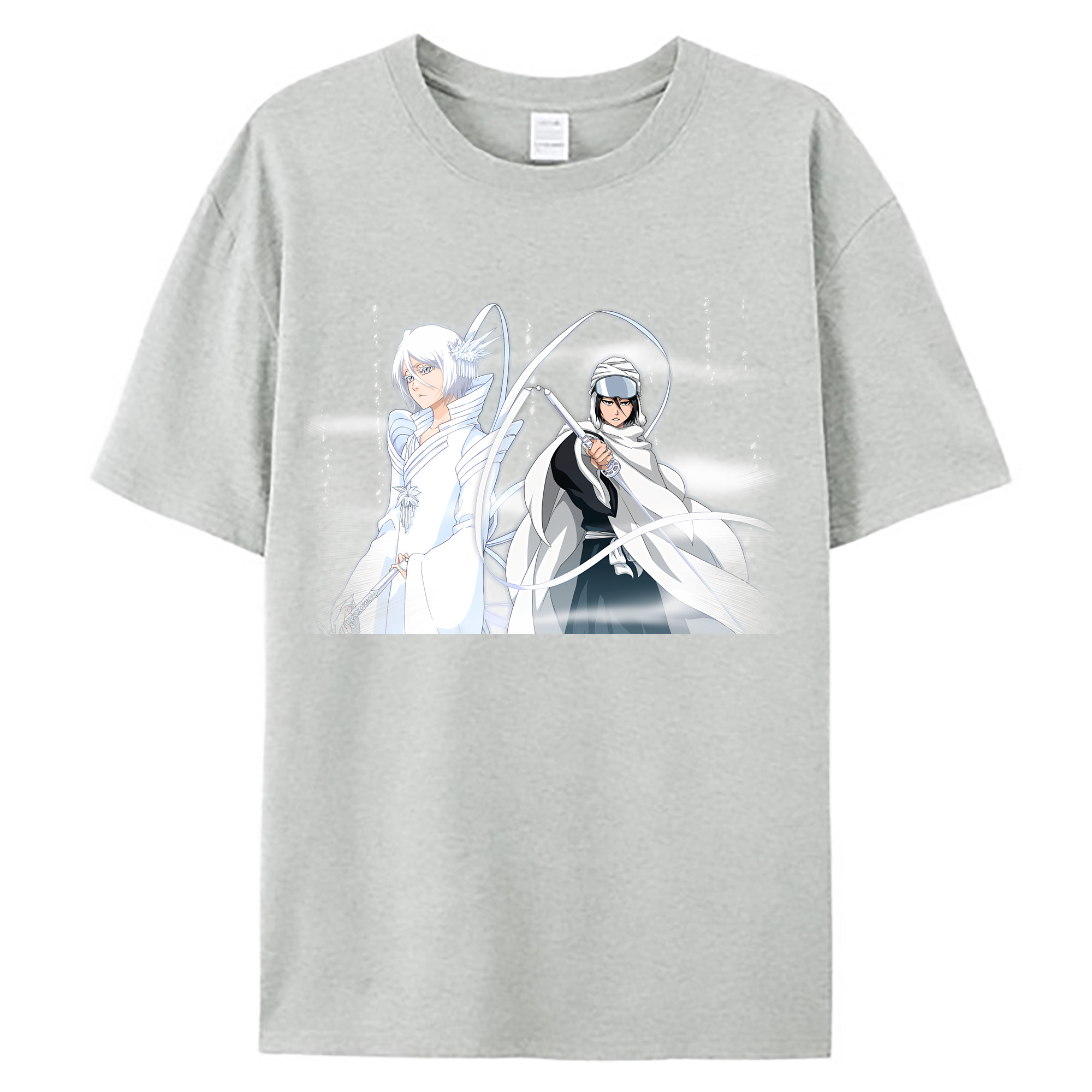 （画像用） ブリーチ 朽木ルキア BLEACH Kuchiki Rukia 綿100％ メンズ半袖Tシャツ｜肌触りやわらか＆通気性