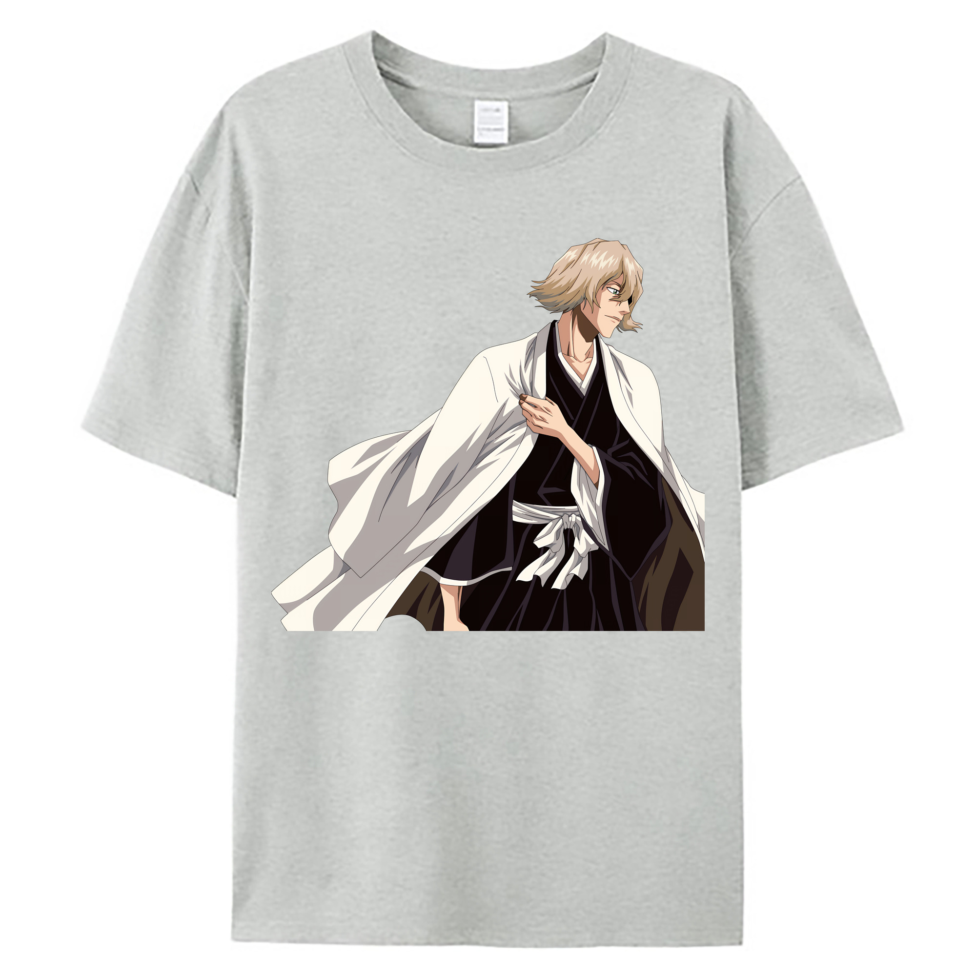 （画像用） "ブリーチ 浦原 喜助（うらはら きすけ） BLEACH Urahara Kisuke " 綿100％ メンズ半袖Tシャツ｜肌触りやわらか＆通気性