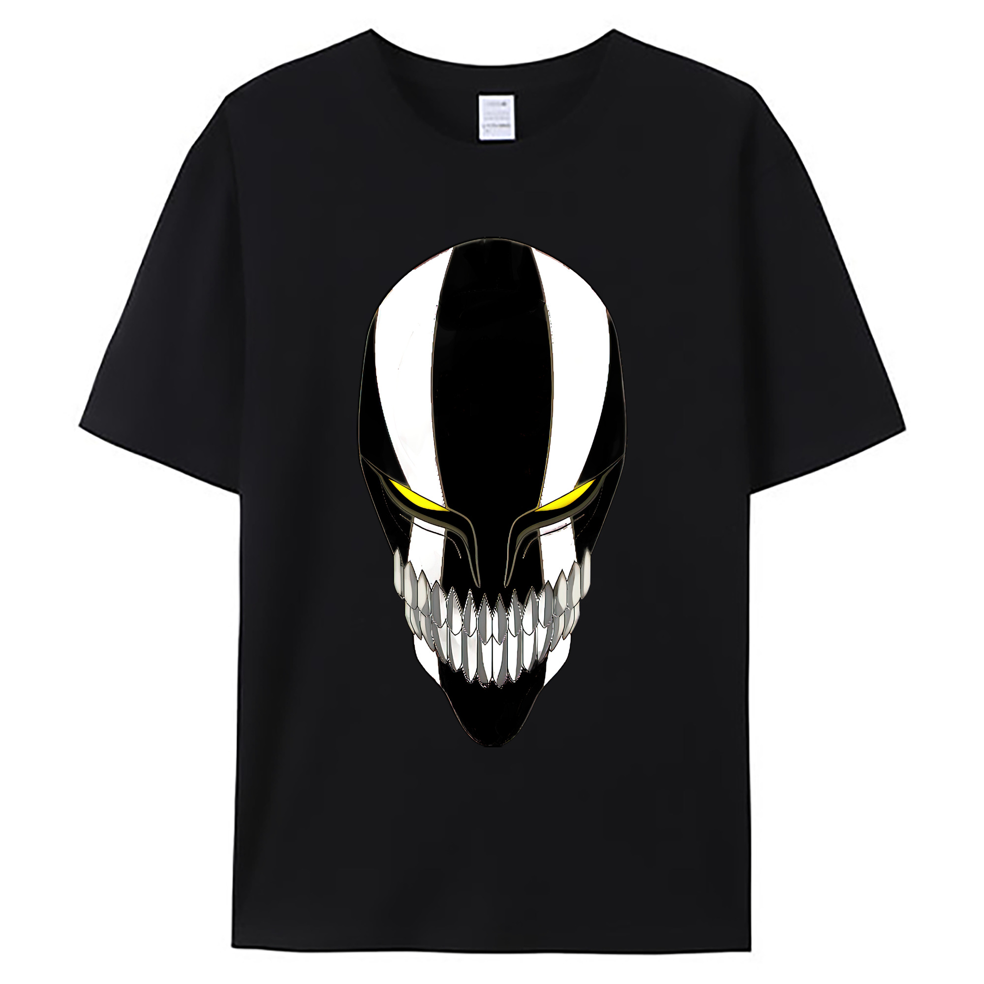（画像用） ブリーチ 黒崎一護（くろさき いちご）BLEACH Kurosaki Ichigo 綿100％ メンズ半袖Tシャツ｜肌触りやわらか＆通気性