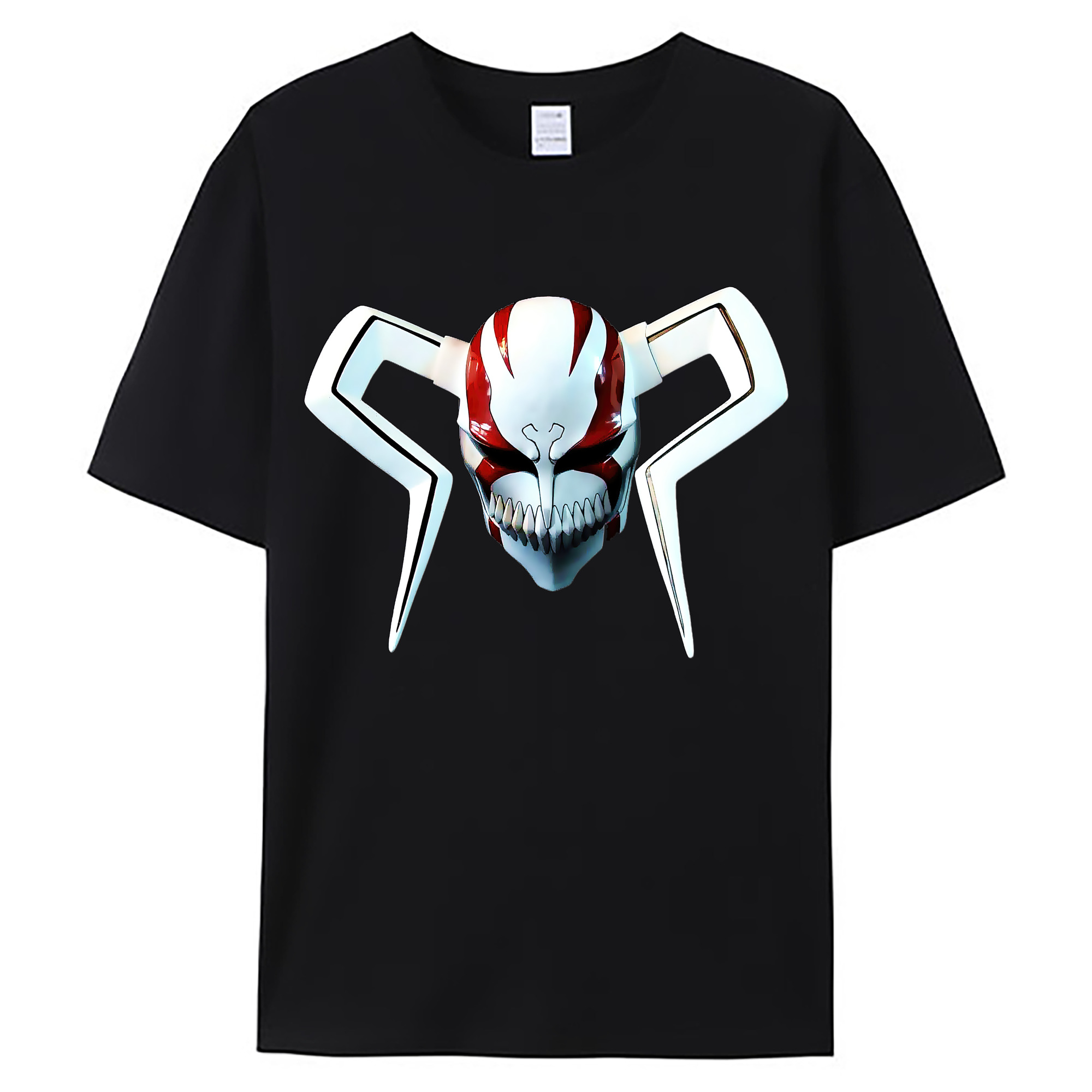 （画像用） ブリーチ 黒崎一護（くろさき いちご）BLEACH Kurosaki Ichigo 綿100％ メンズ半袖Tシャツ｜肌触りやわらか＆通気性