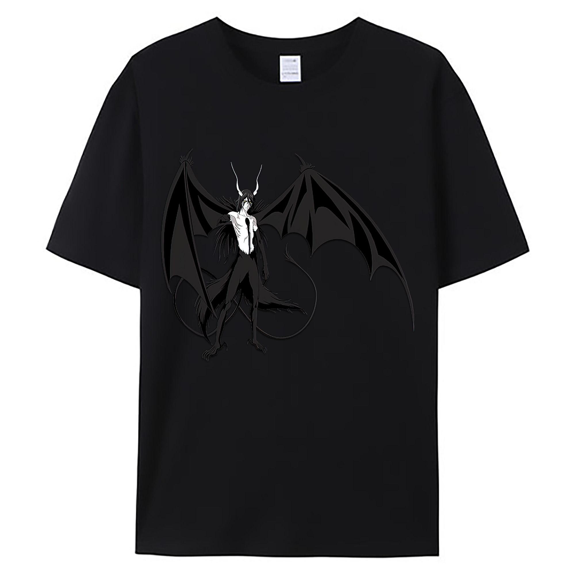 （画像用） ブリーチ ウルキオラ·シファー BLEACH Ulquiorra cifer 綿100％ メンズ半袖Tシャツ｜肌触りやわらか＆通気性