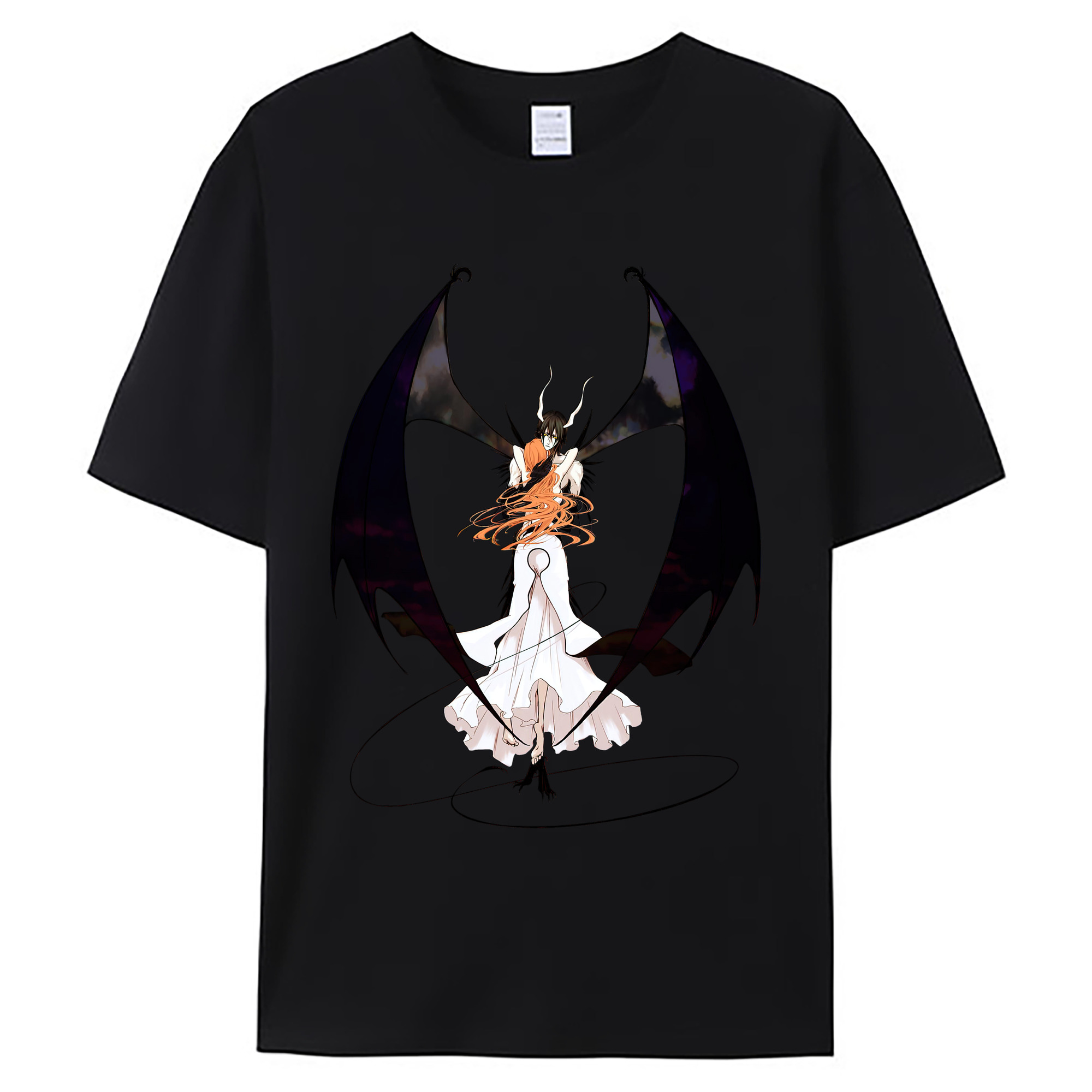 （画像用） ブリーチ ウルキオラ·シファー BLEACH Ulquiorra cifer 綿100％ メンズ半袖Tシャツ｜肌触りやわらか＆通気性