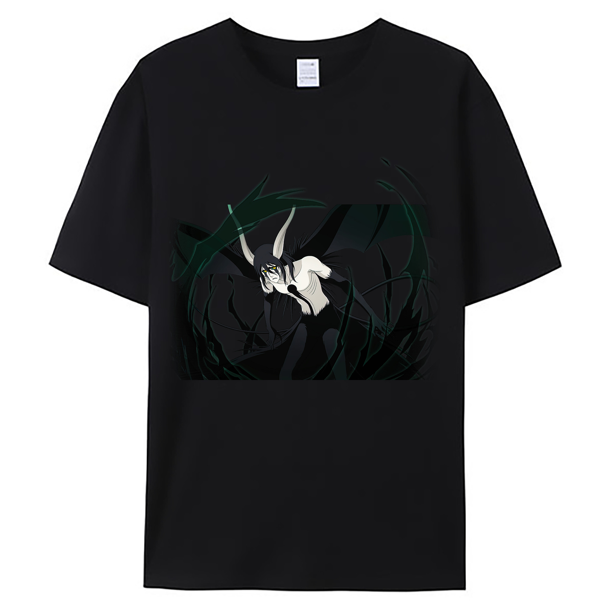 （画像用） ブリーチ ウルキオラ·シファー BLEACH Ulquiorra cifer 綿100％ メンズ半袖Tシャツ｜肌触りやわらか＆通気性
