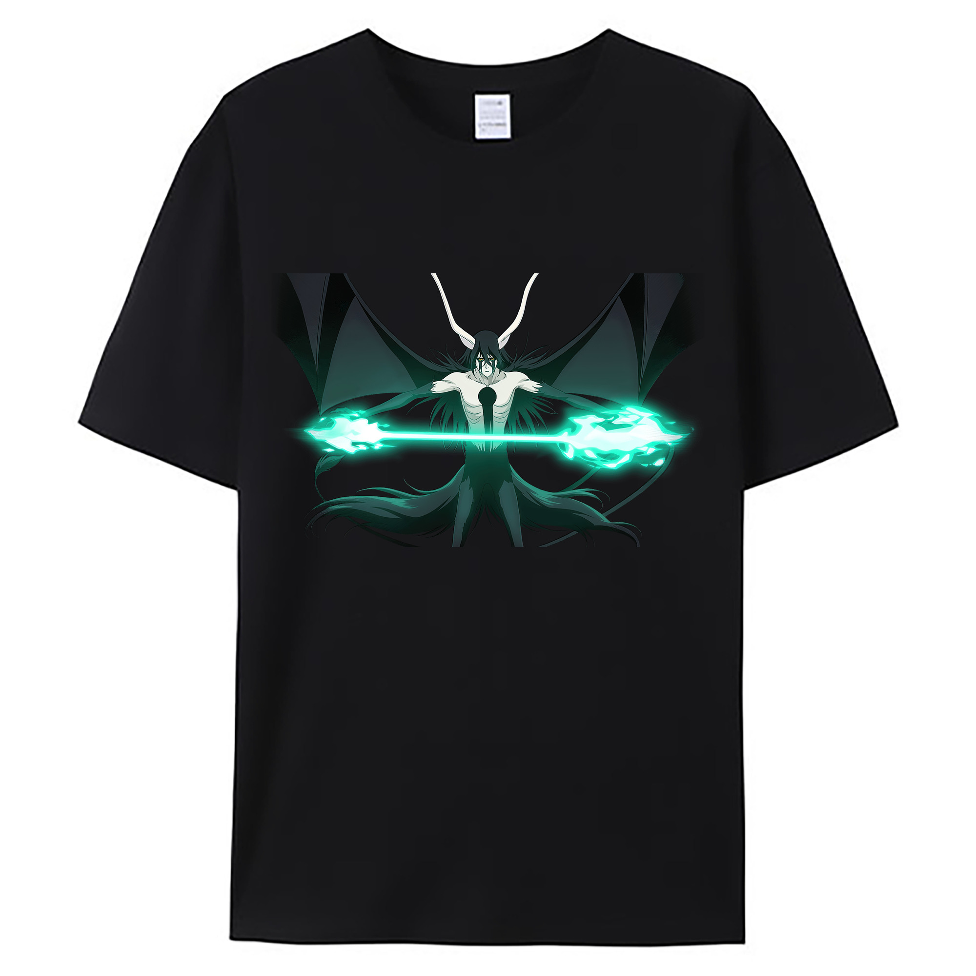 （画像用） ブリーチ ウルキオラ·シファー BLEACH Ulquiorra cifer 綿100％ メンズ半袖Tシャツ｜肌触りやわらか＆通気性