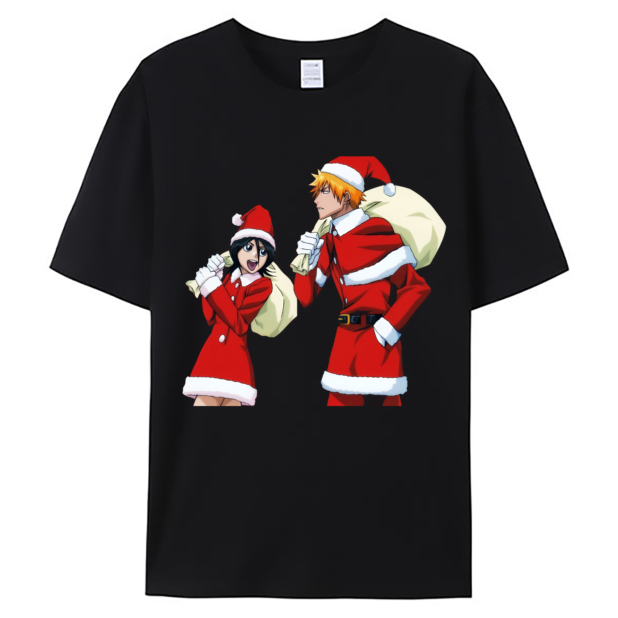 （画像用） ブリーチ 朽木ルキア BLEACH Kuchiki Rukia 綿100％ メンズ半袖Tシャツ｜肌触りやわらか＆通気性