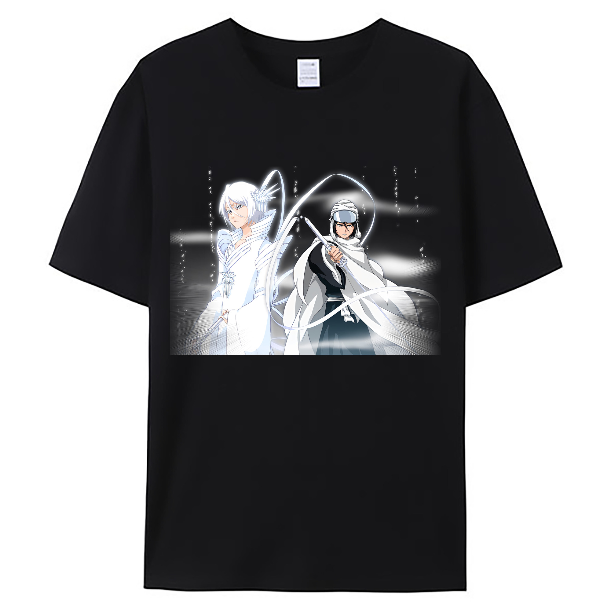 （画像用） ブリーチ 朽木ルキア BLEACH Kuchiki Rukia 綿100％ メンズ半袖Tシャツ｜肌触りやわらか＆通気性
