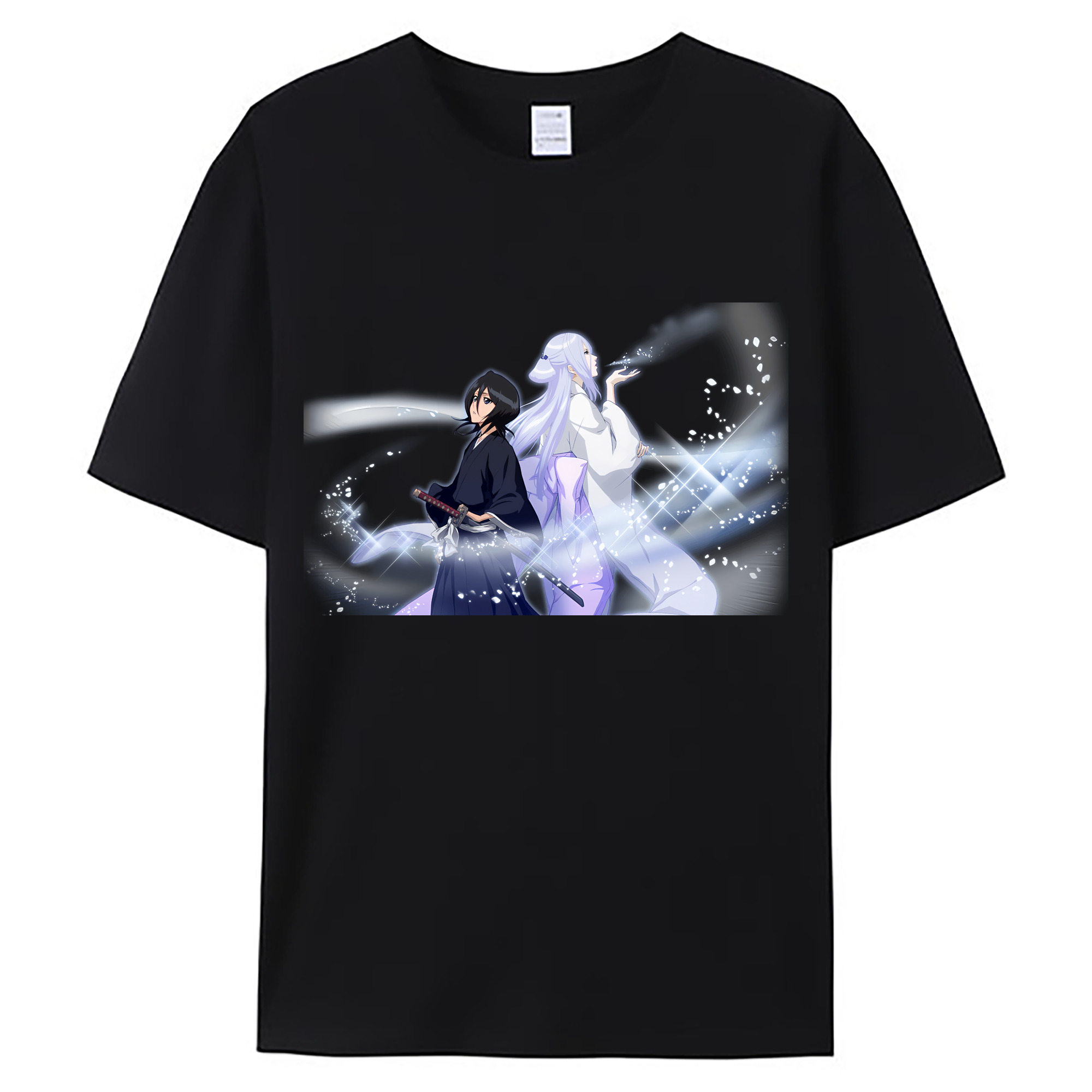 （画像用） ブリーチ 朽木ルキア BLEACH Kuchiki Rukia 綿100％ メンズ半袖Tシャツ｜肌触りやわらか＆通気性