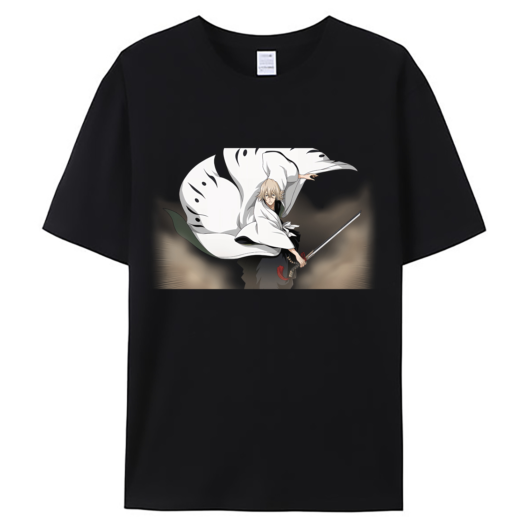 （画像用） "ブリーチ 浦原 喜助（うらはら きすけ） BLEACH Urahara Kisuke " 綿100％ メンズ半袖Tシャツ｜肌触りやわらか＆通気性