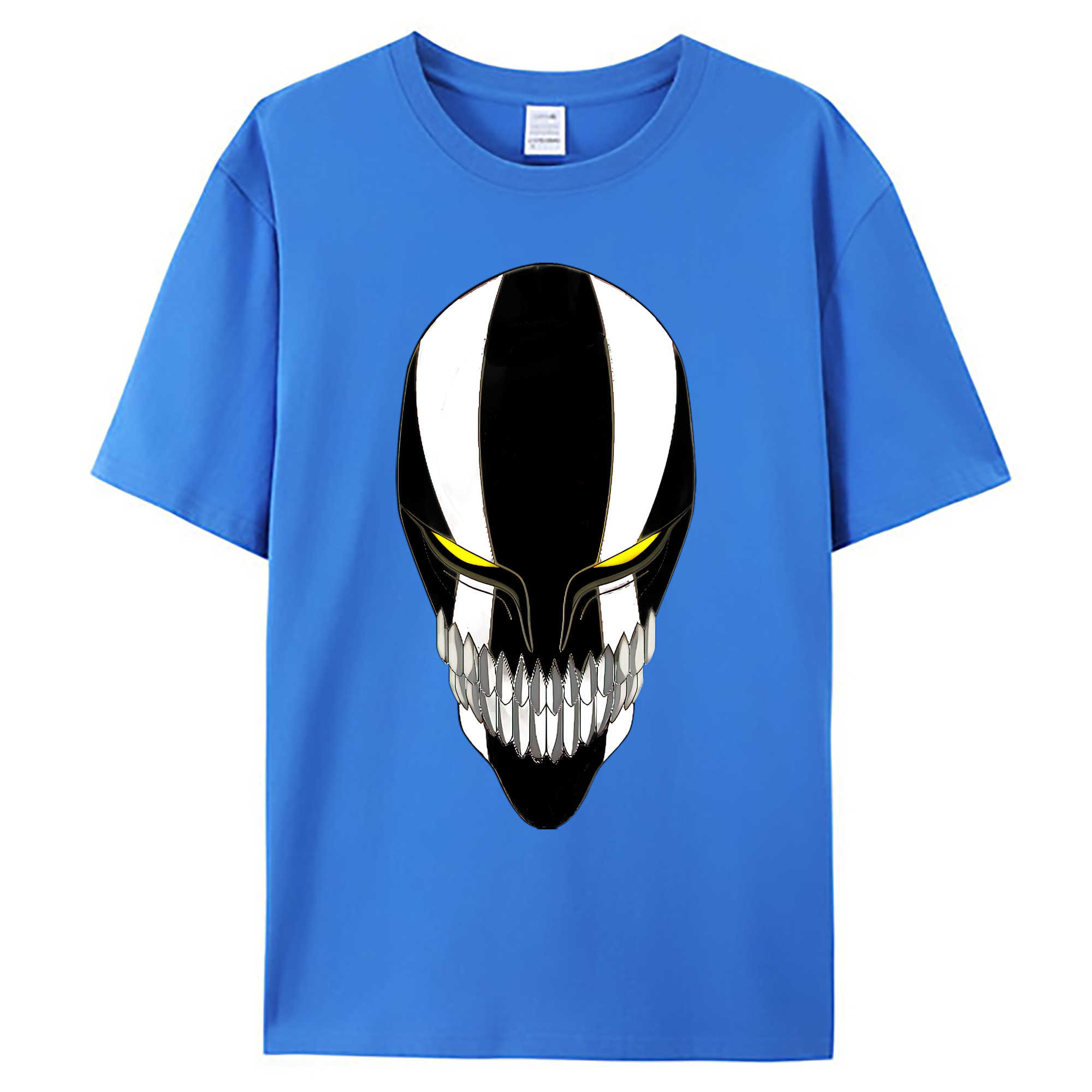 （画像用） ブリーチ 黒崎一護（くろさき いちご）BLEACH Kurosaki Ichigo 綿100％ メンズ半袖Tシャツ｜肌触りやわらか＆通気性