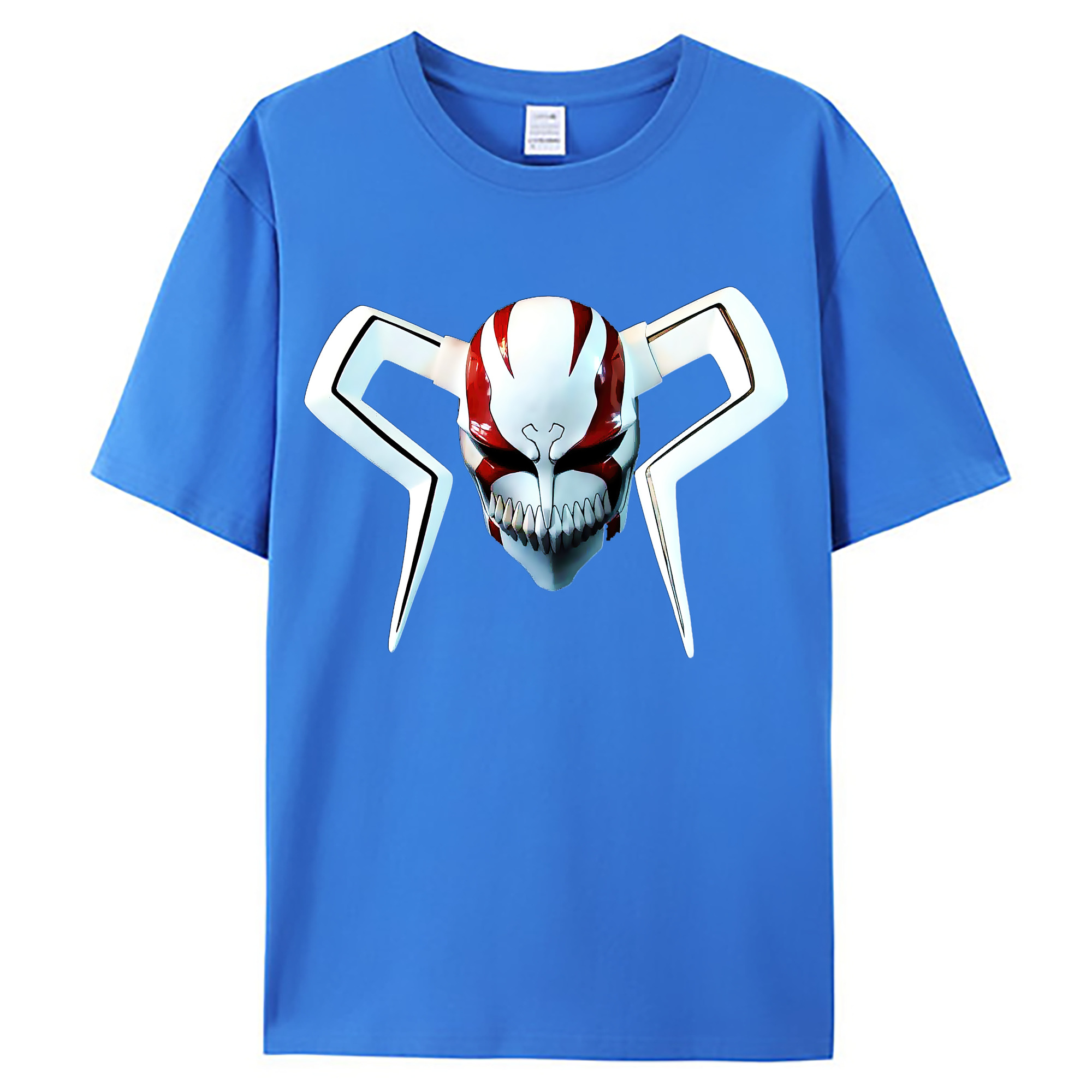 （画像用） ブリーチ 黒崎一護（くろさき いちご）BLEACH Kurosaki Ichigo 綿100％ メンズ半袖Tシャツ｜肌触りやわらか＆通気性