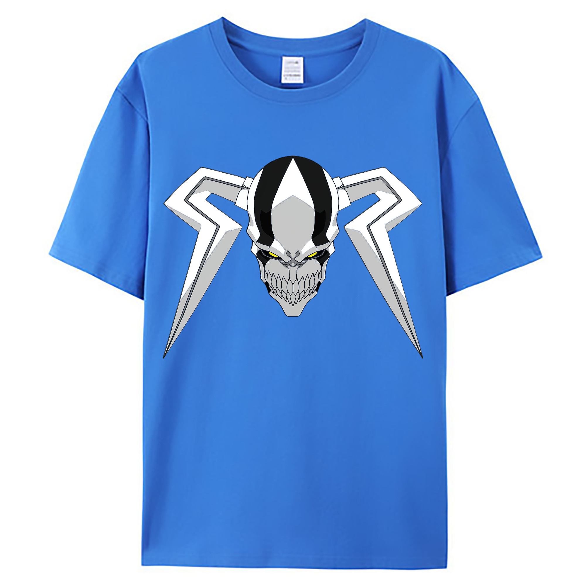 （画像用） ブリーチ 黒崎一護（くろさき いちご）BLEACH Kurosaki Ichigo 綿100％ メンズ半袖Tシャツ｜肌触りやわらか＆通気性