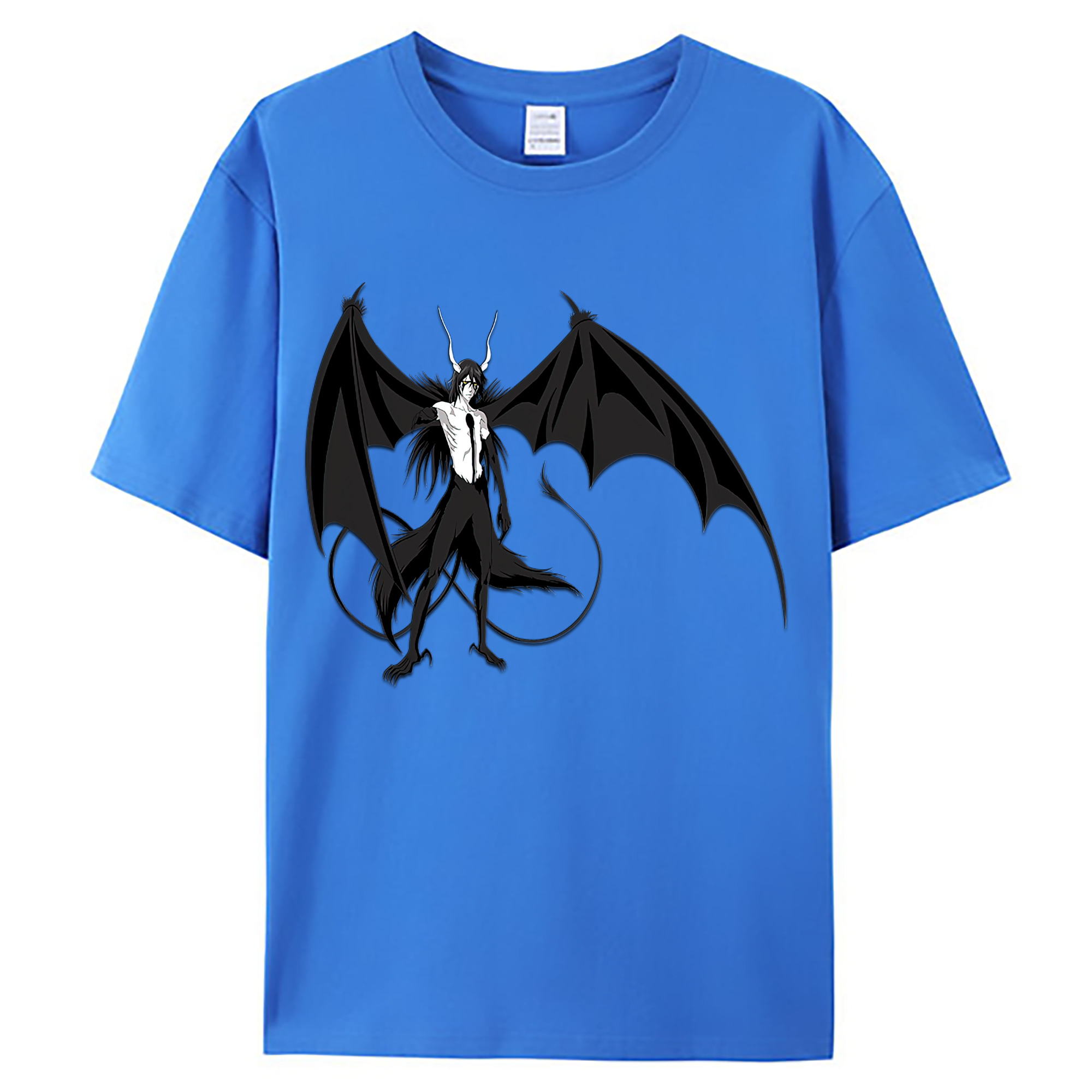 （画像用） ブリーチ ウルキオラ·シファー BLEACH Ulquiorra cifer 綿100％ メンズ半袖Tシャツ｜肌触りやわらか＆通気性