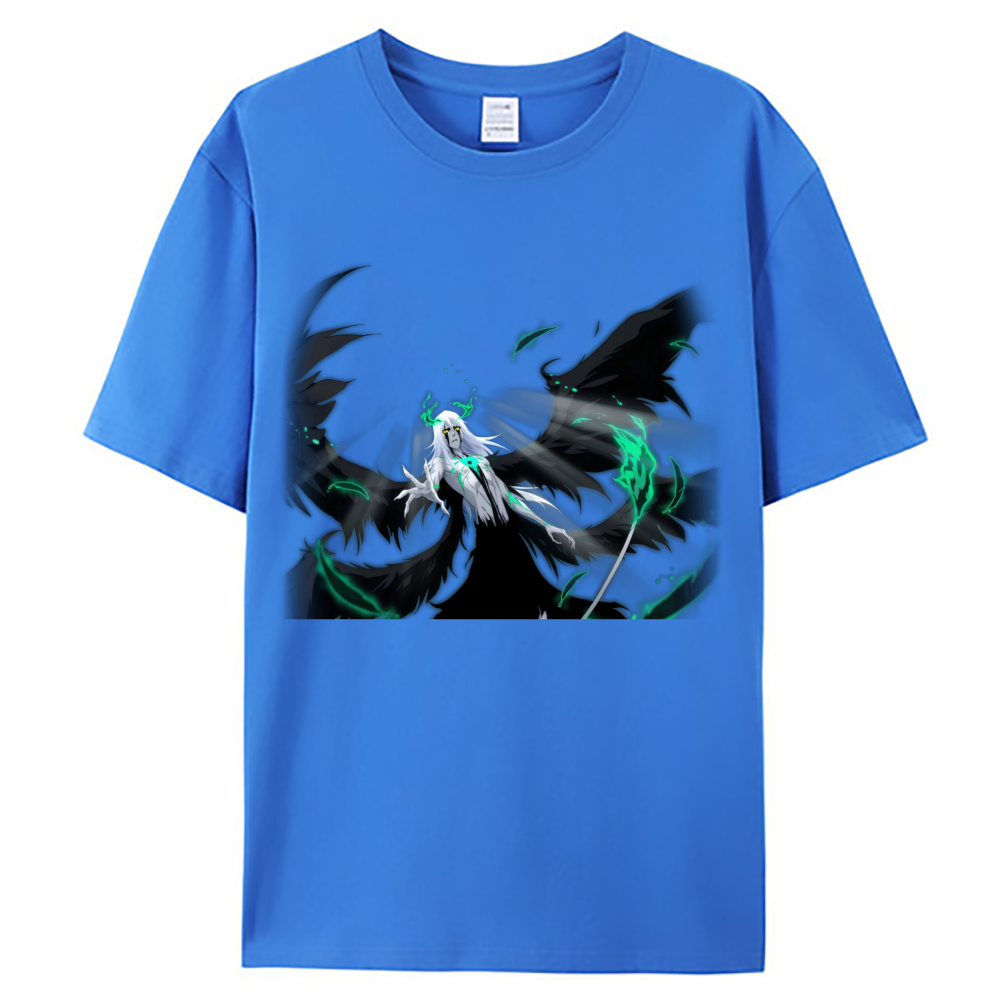 （画像用） ブリーチ ウルキオラ·シファー BLEACH Ulquiorra cifer 綿100％ メンズ半袖Tシャツ｜肌触りやわらか＆通気性