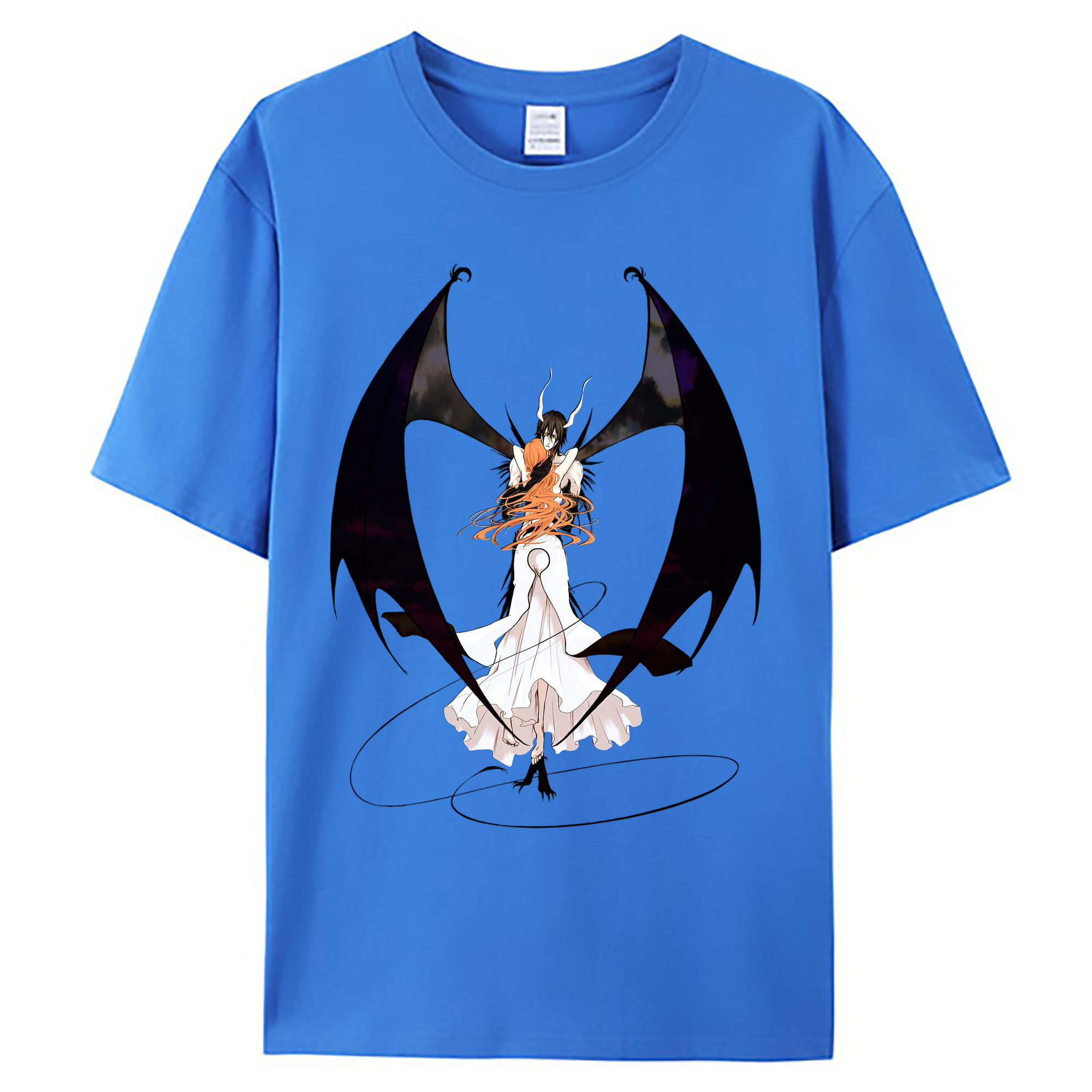 （画像用） ブリーチ ウルキオラ·シファー BLEACH Ulquiorra cifer 綿100％ メンズ半袖Tシャツ｜肌触りやわらか＆通気性