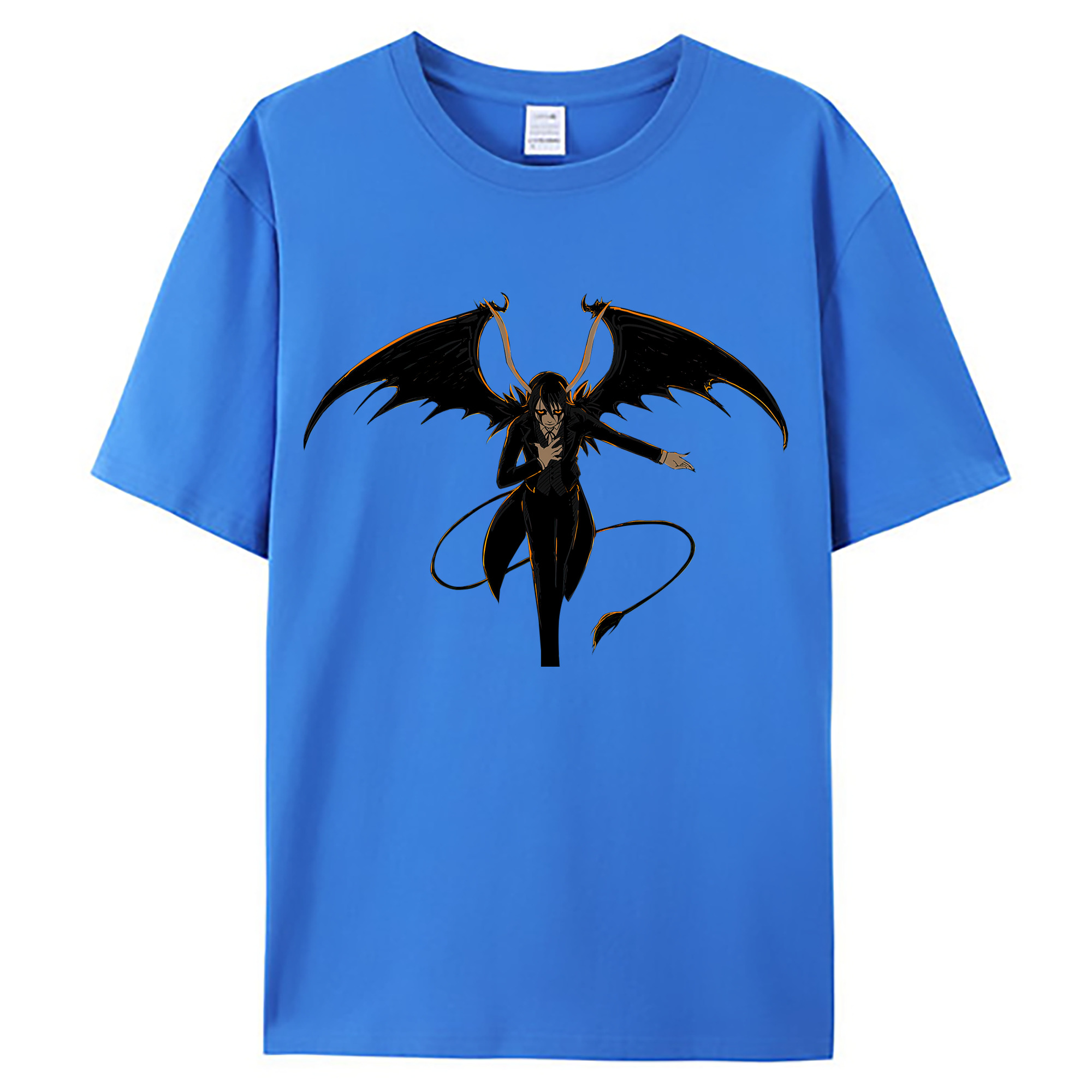 （画像用） ブリーチ ウルキオラ·シファー BLEACH Ulquiorra cifer 綿100％ メンズ半袖Tシャツ｜肌触りやわらか＆通気性