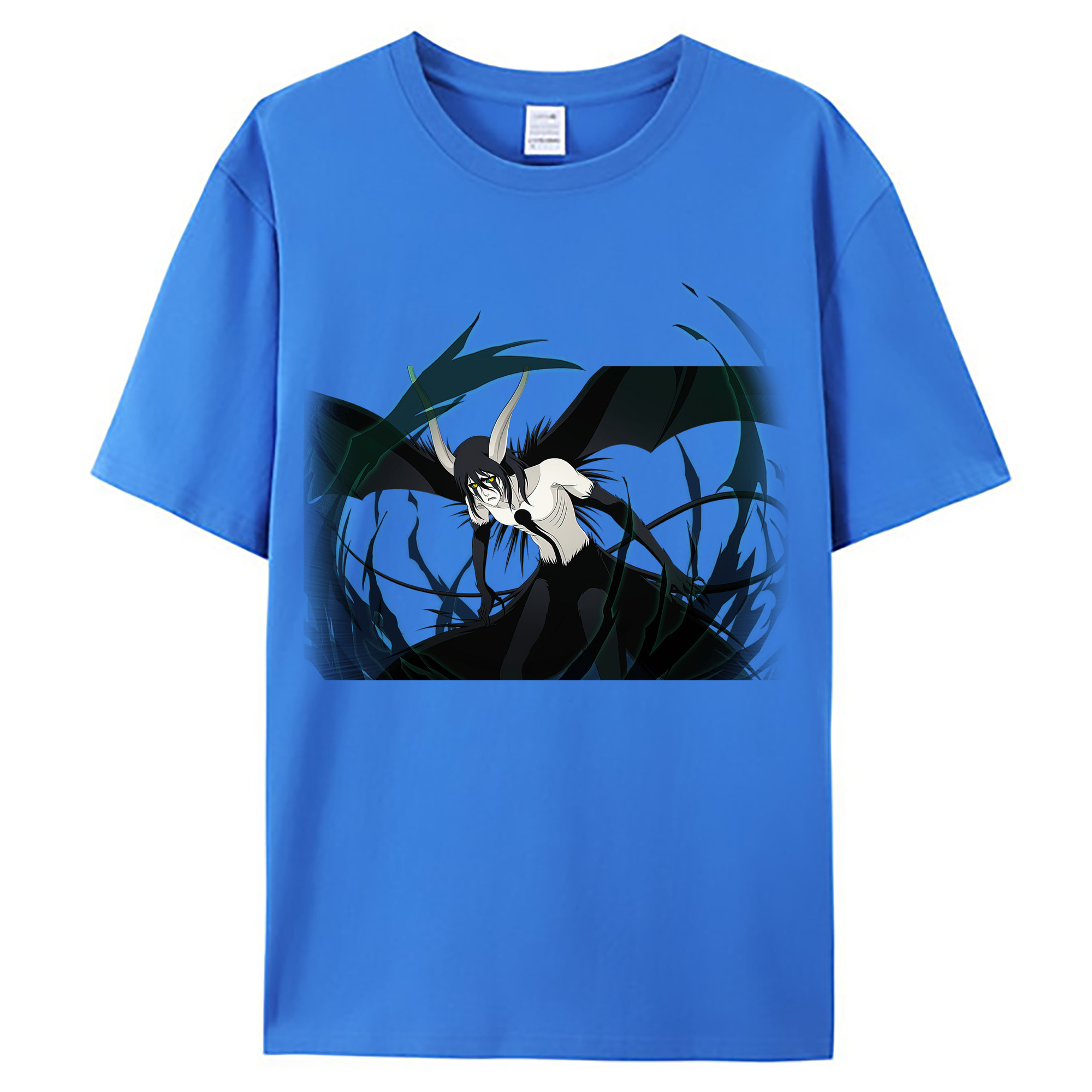 （画像用） ブリーチ ウルキオラ·シファー BLEACH Ulquiorra cifer 綿100％ メンズ半袖Tシャツ｜肌触りやわらか＆通気性