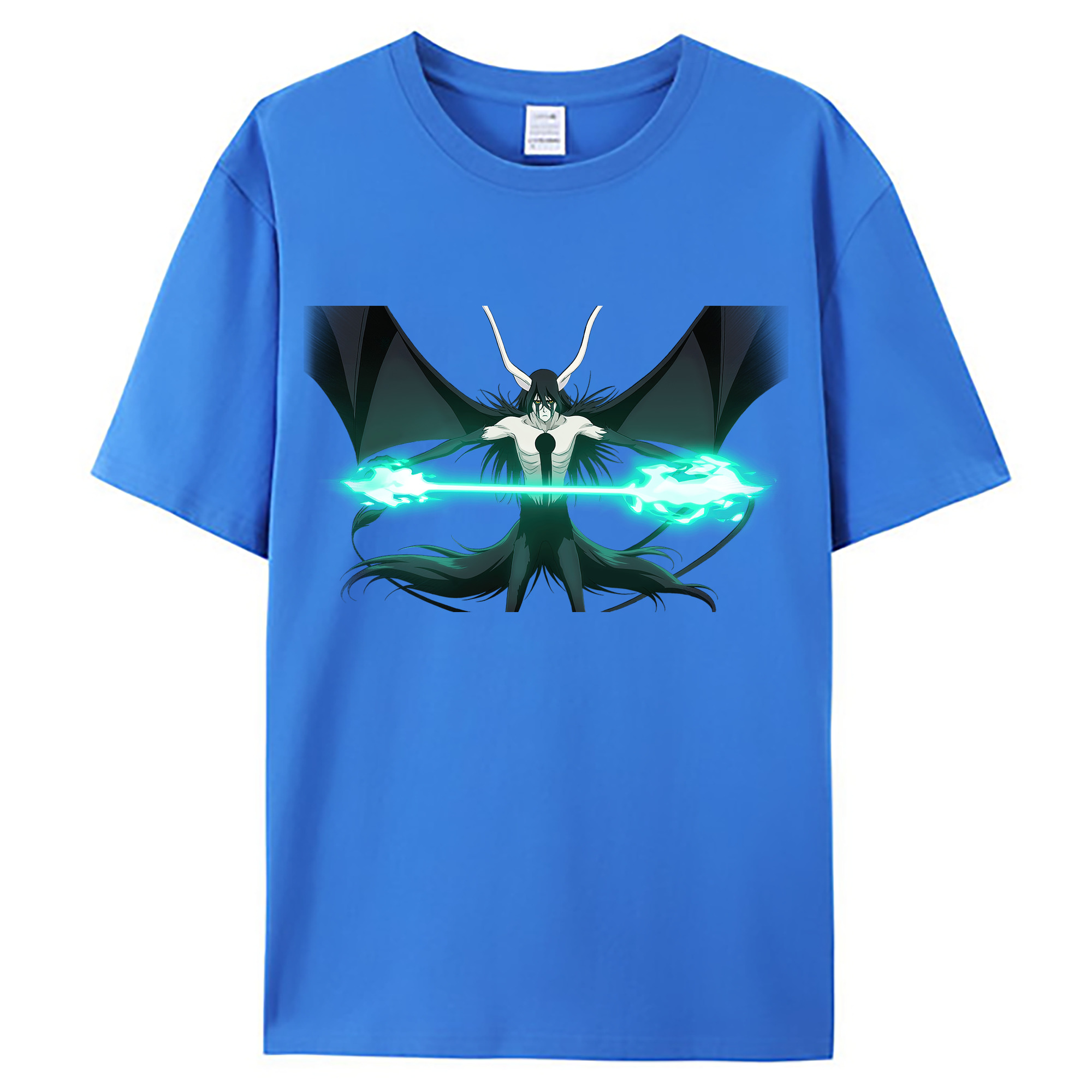 （画像用） ブリーチ ウルキオラ·シファー BLEACH Ulquiorra cifer 綿100％ メンズ半袖Tシャツ｜肌触りやわらか＆通気性