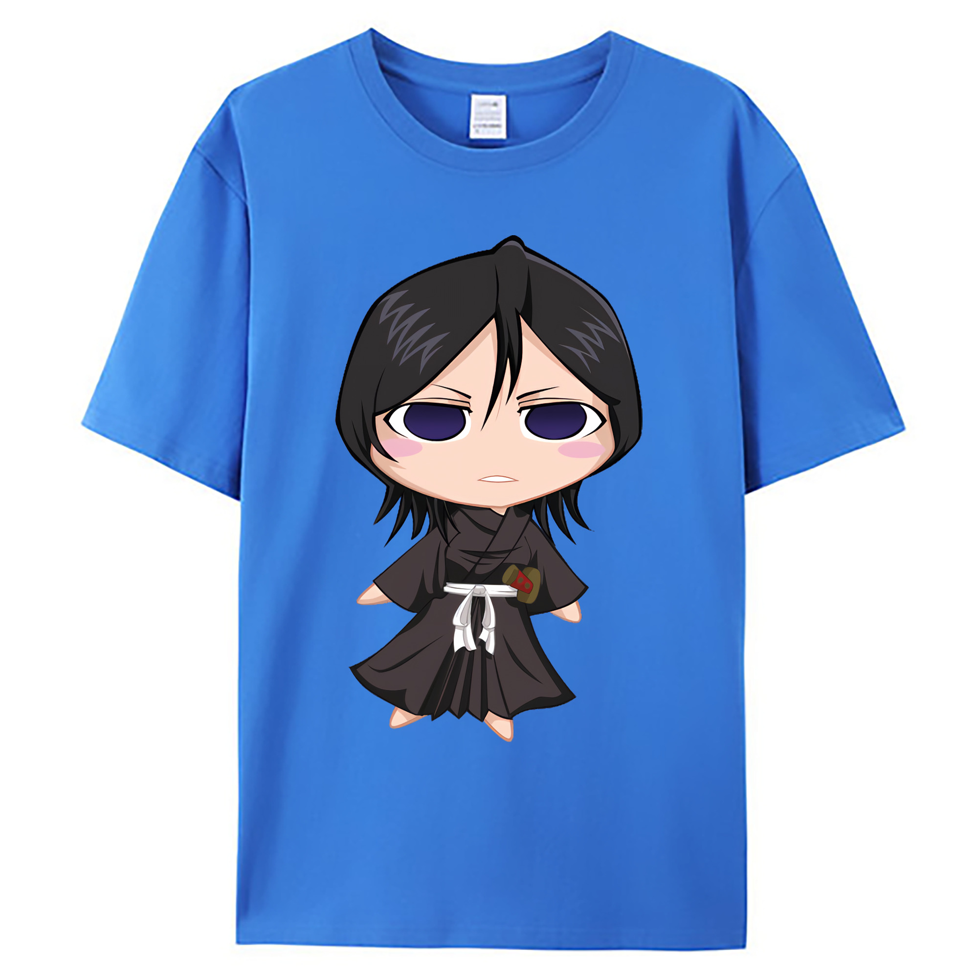 （画像用） ブリーチ 朽木ルキア BLEACH Kuchiki Rukia 綿100％ メンズ半袖Tシャツ｜肌触りやわらか＆通気性