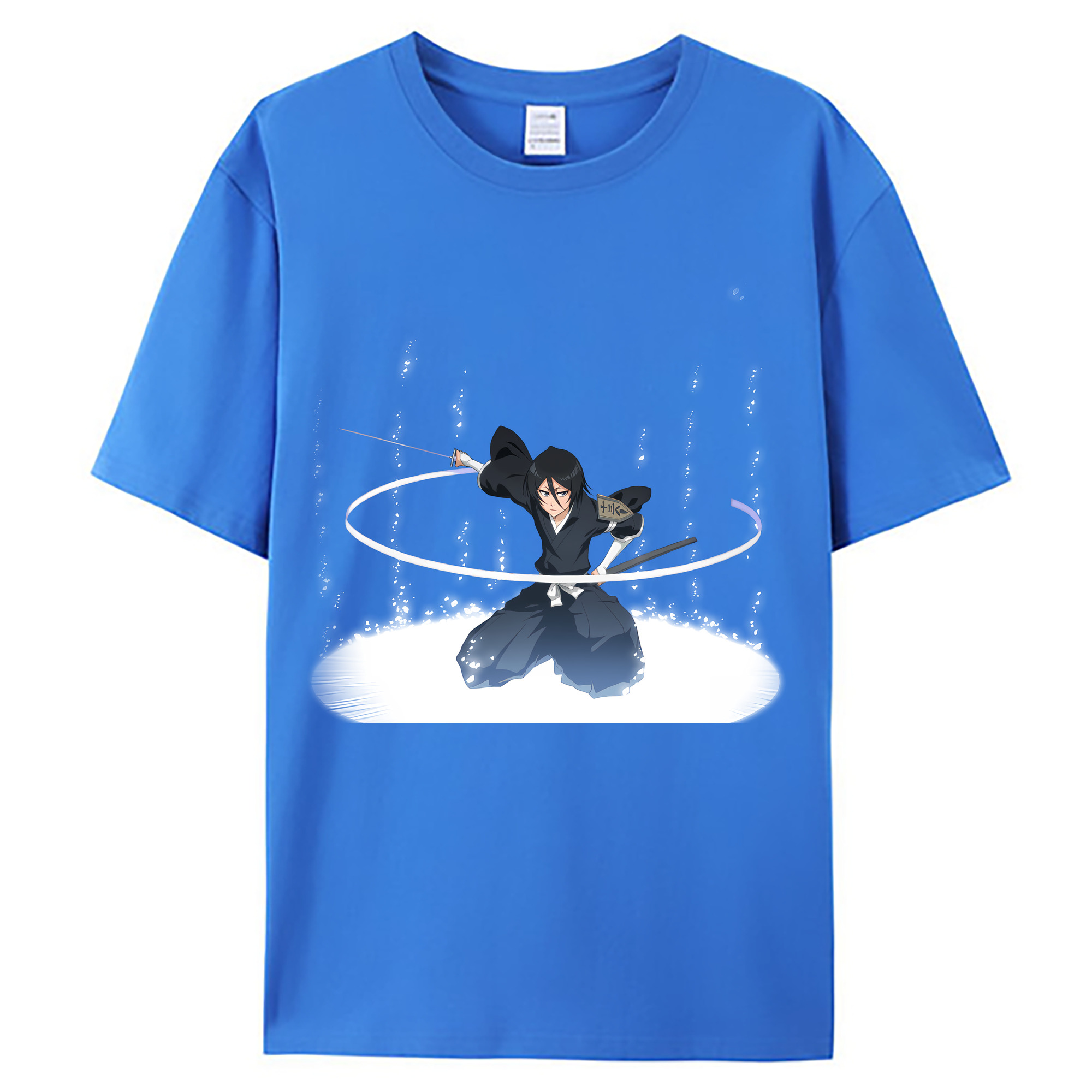 （画像用） ブリーチ 朽木ルキア BLEACH Kuchiki Rukia 綿100％ メンズ半袖Tシャツ｜肌触りやわらか＆通気性