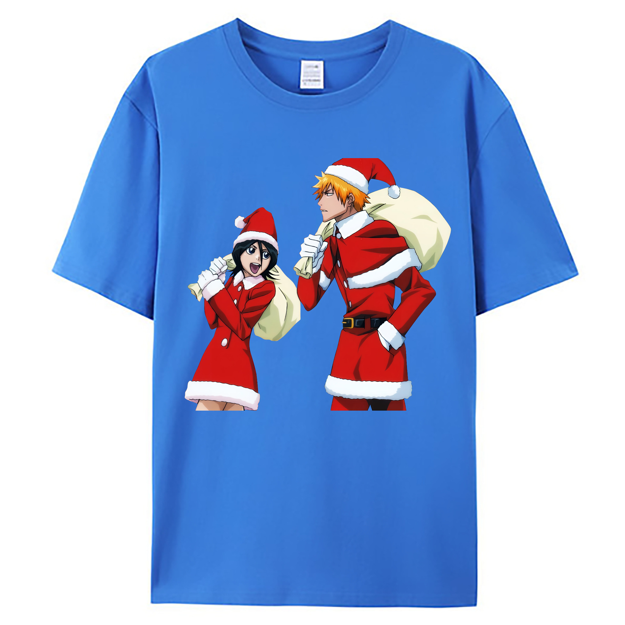 （画像用） ブリーチ 朽木ルキア BLEACH Kuchiki Rukia 綿100％ メンズ半袖Tシャツ｜肌触りやわらか＆通気性