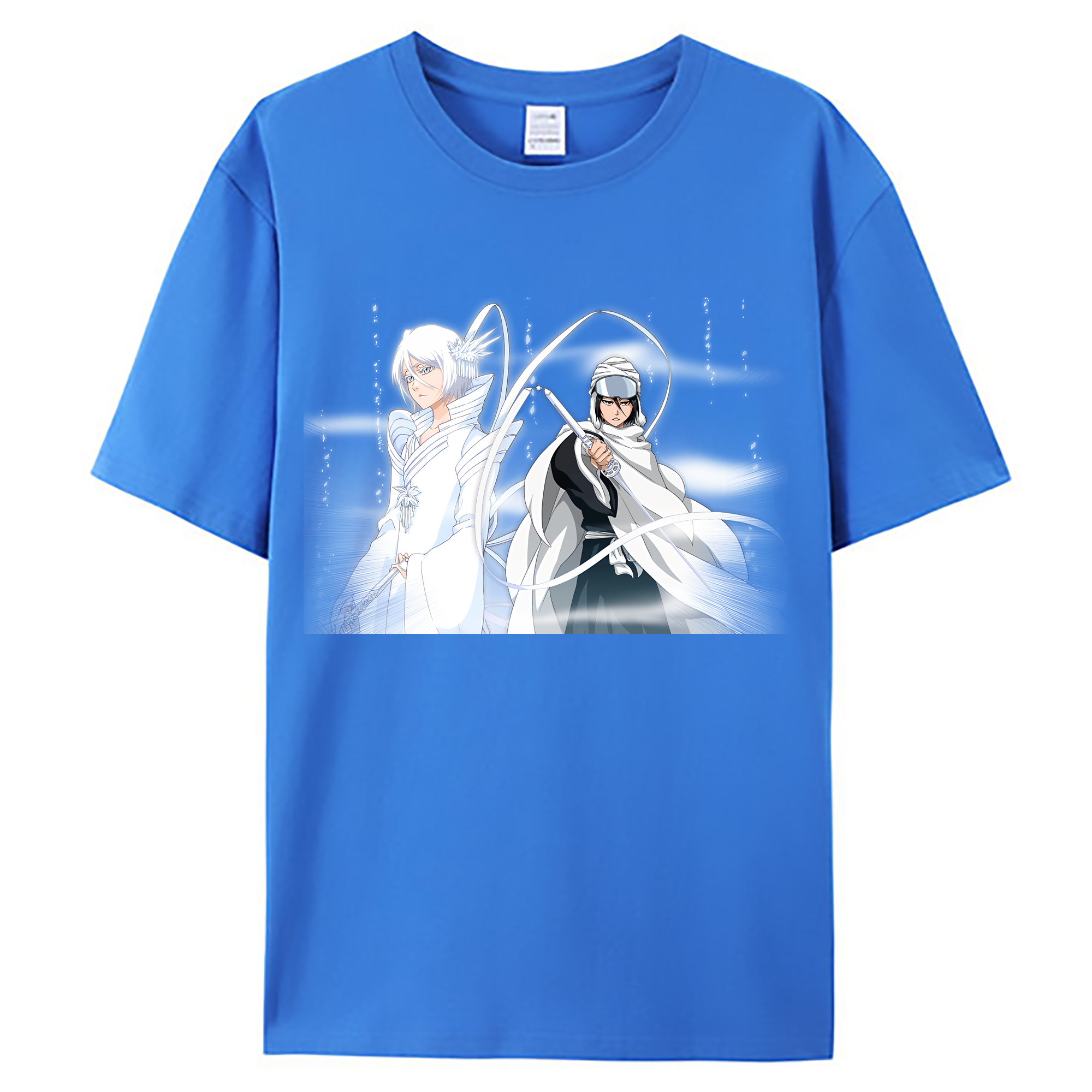 （画像用） ブリーチ 朽木ルキア BLEACH Kuchiki Rukia 綿100％ メンズ半袖Tシャツ｜肌触りやわらか＆通気性