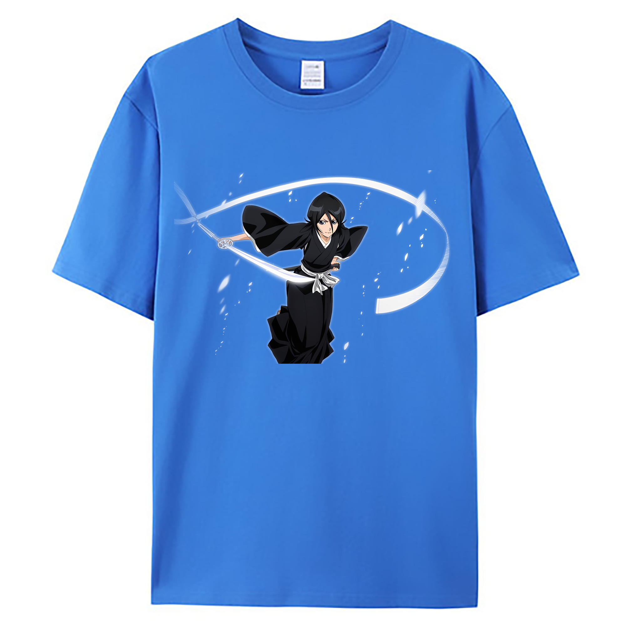（画像用） ブリーチ 朽木ルキア BLEACH Kuchiki Rukia 綿100％ メンズ半袖Tシャツ｜肌触りやわらか＆通気性