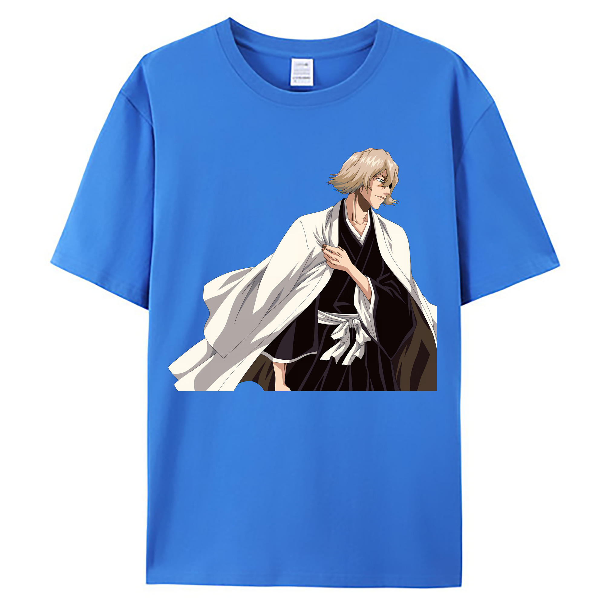（画像用） "ブリーチ 浦原 喜助（うらはら きすけ） BLEACH Urahara Kisuke " 綿100％ メンズ半袖Tシャツ｜肌触りやわらか＆通気性