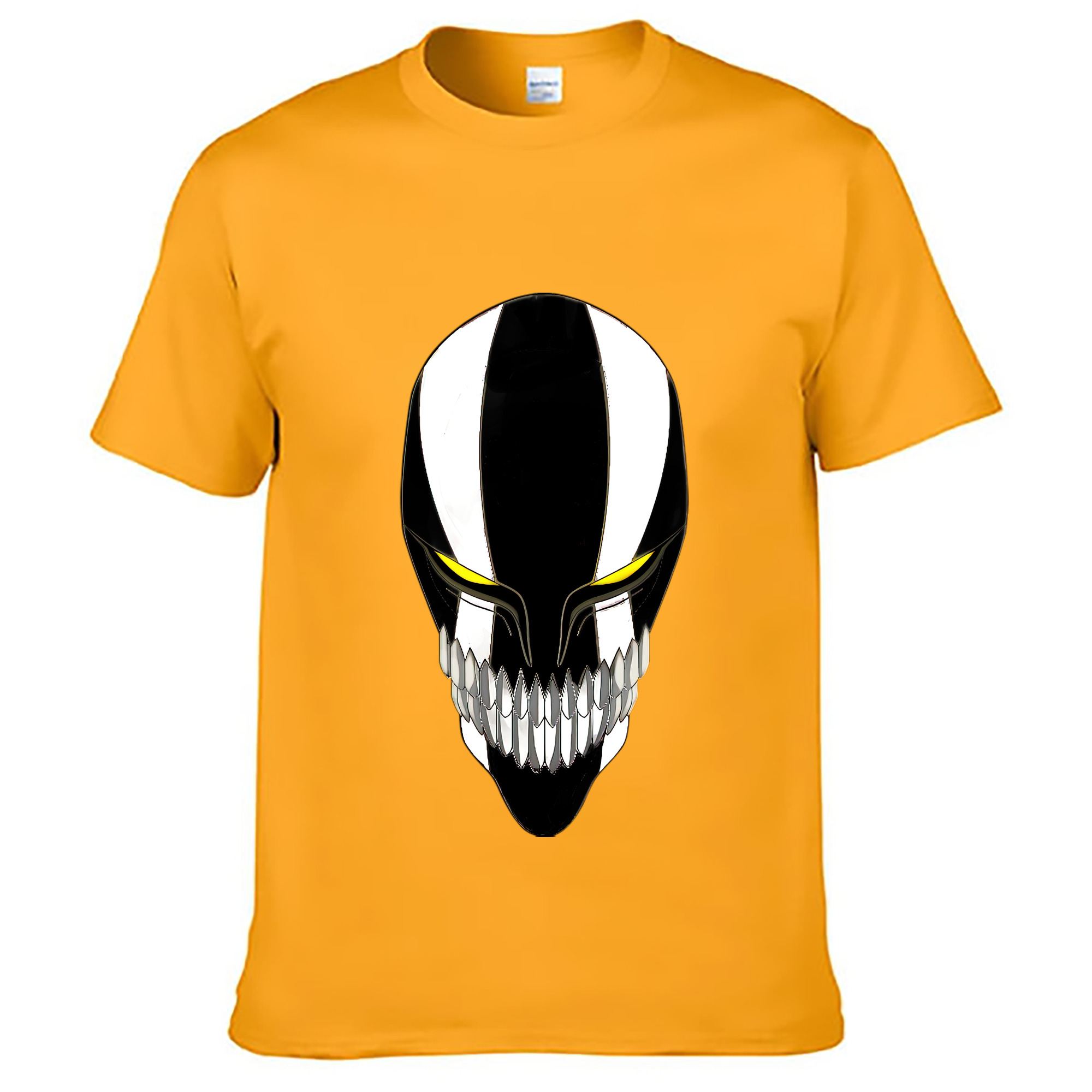 （画像用） ブリーチ 黒崎一護（くろさき いちご）BLEACH Kurosaki Ichigo 綿100％ メンズ半袖Tシャツ｜肌触りやわらか＆通気性