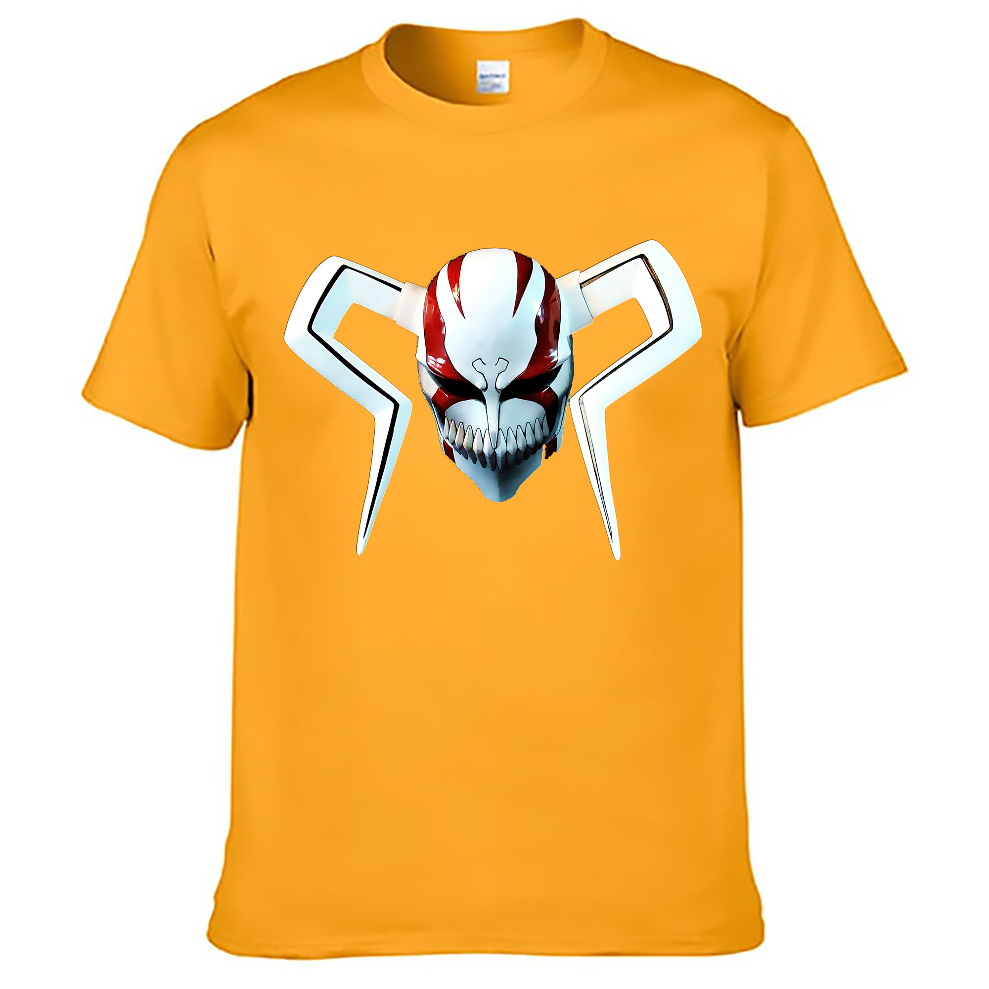 （画像用） ブリーチ 黒崎一護（くろさき いちご）BLEACH Kurosaki Ichigo 綿100％ メンズ半袖Tシャツ｜肌触りやわらか＆通気性