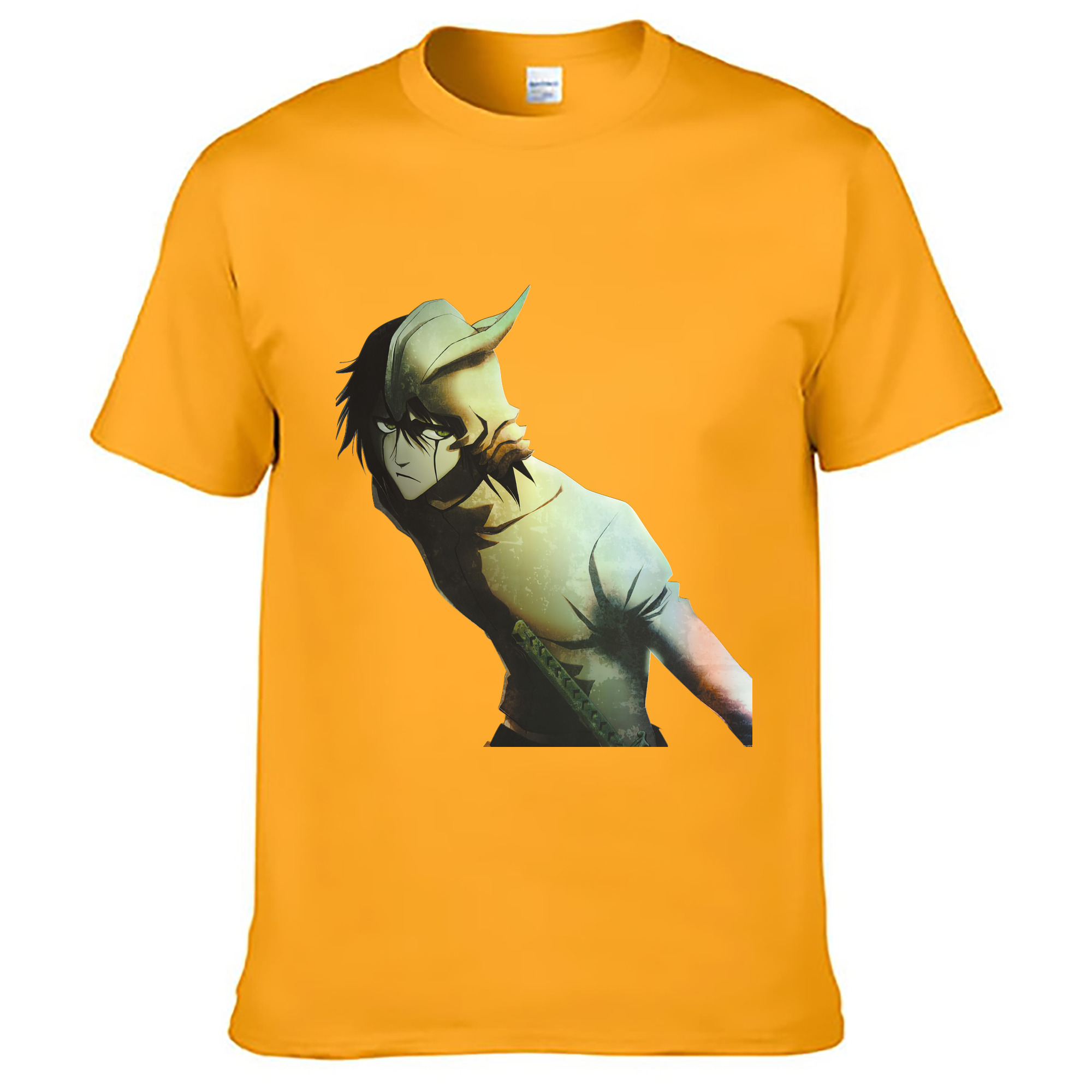 （画像用） ブリーチ ウルキオラ·シファー BLEACH Ulquiorra cifer 綿100％ メンズ半袖Tシャツ｜肌触りやわらか＆通気性