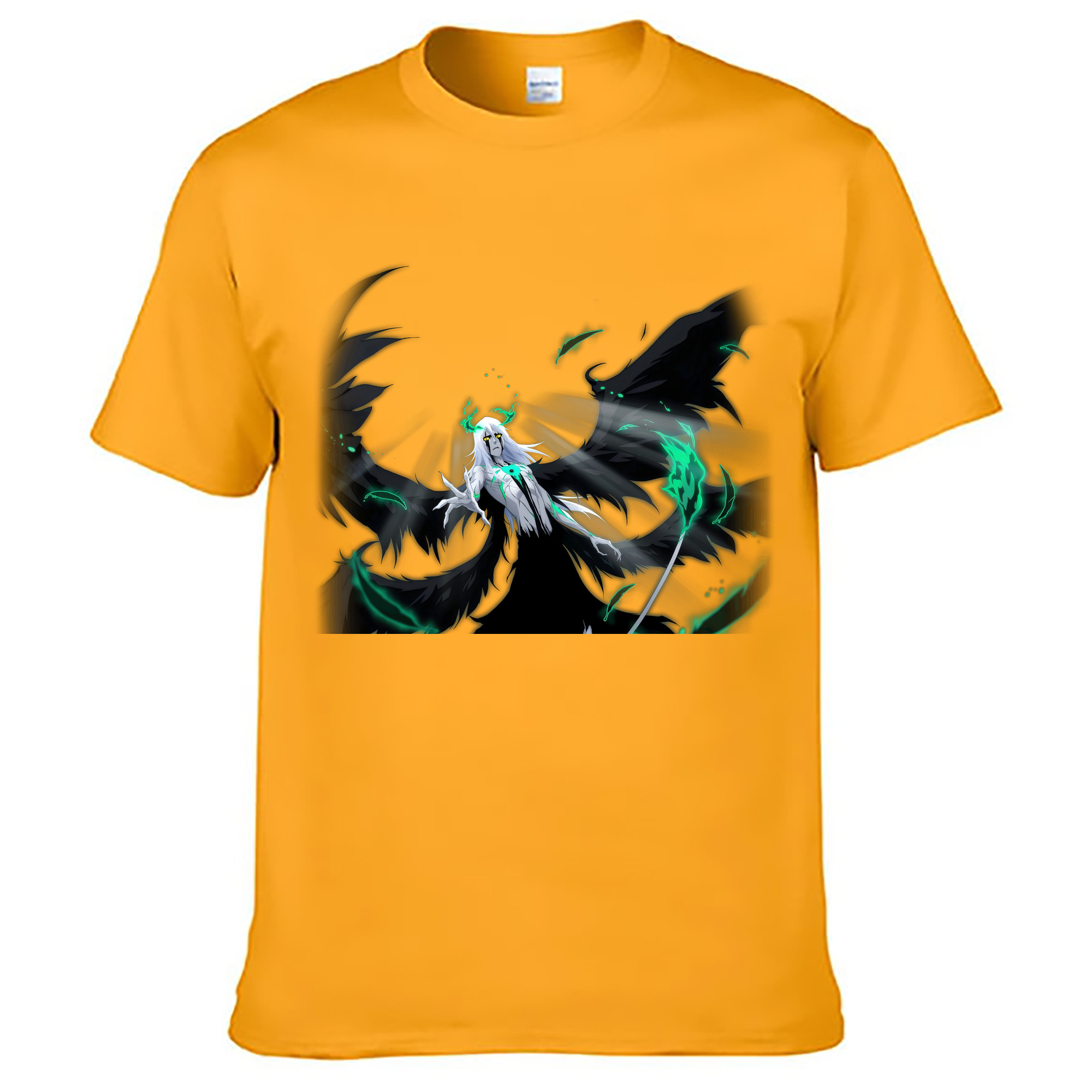 （画像用） ブリーチ ウルキオラ·シファー BLEACH Ulquiorra cifer 綿100％ メンズ半袖Tシャツ｜肌触りやわらか＆通気性