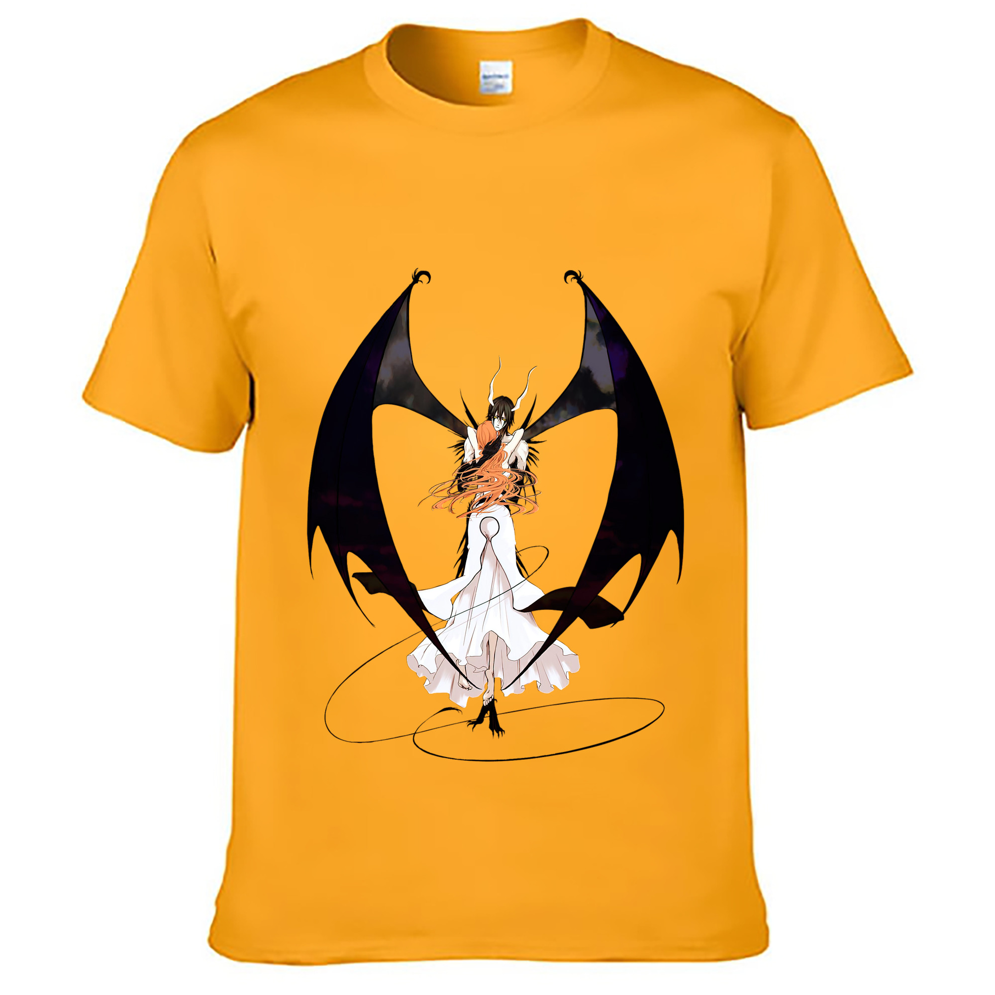 （画像用） ブリーチ ウルキオラ·シファー BLEACH Ulquiorra cifer 綿100％ メンズ半袖Tシャツ｜肌触りやわらか＆通気性