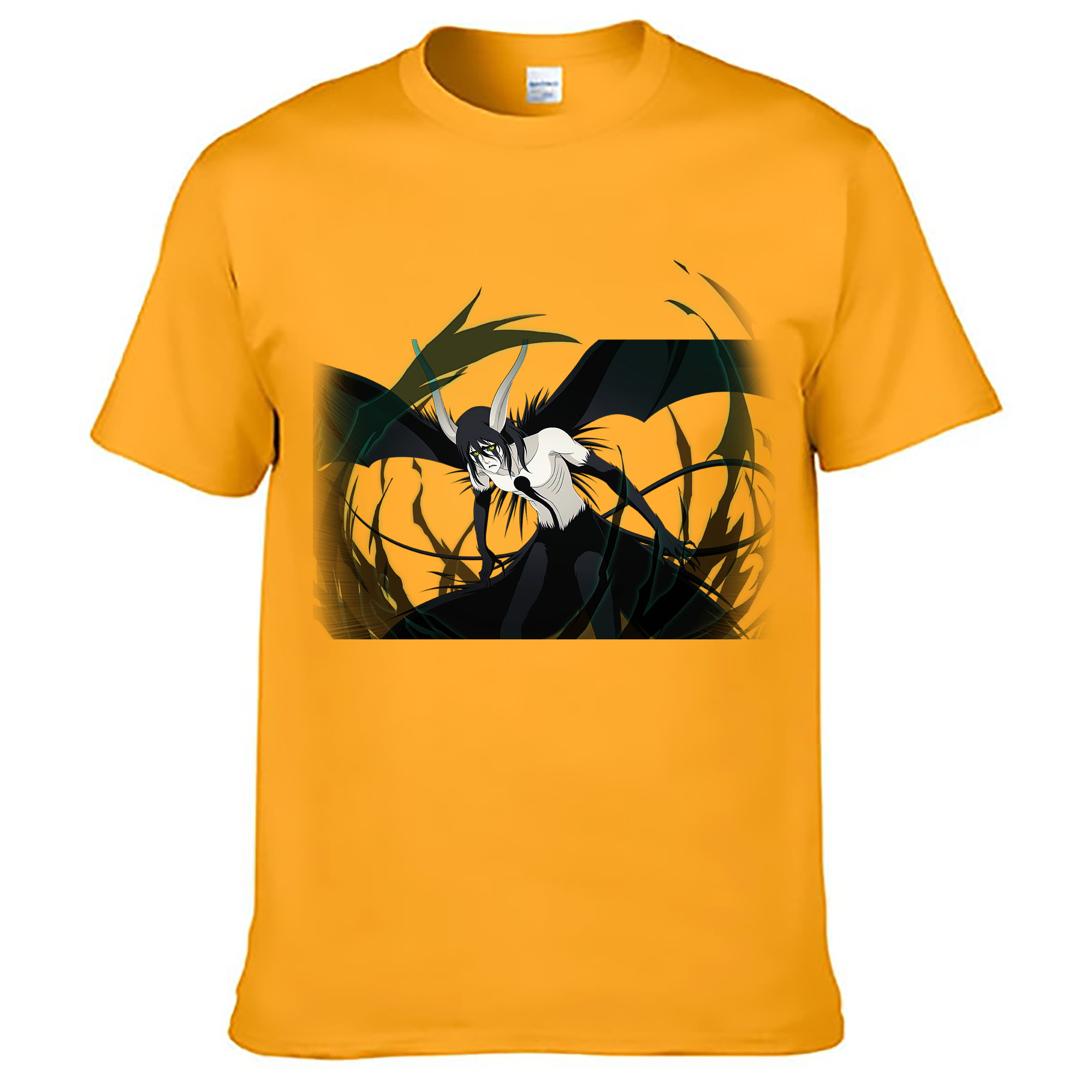 （画像用） ブリーチ ウルキオラ·シファー BLEACH Ulquiorra cifer 綿100％ メンズ半袖Tシャツ｜肌触りやわらか＆通気性