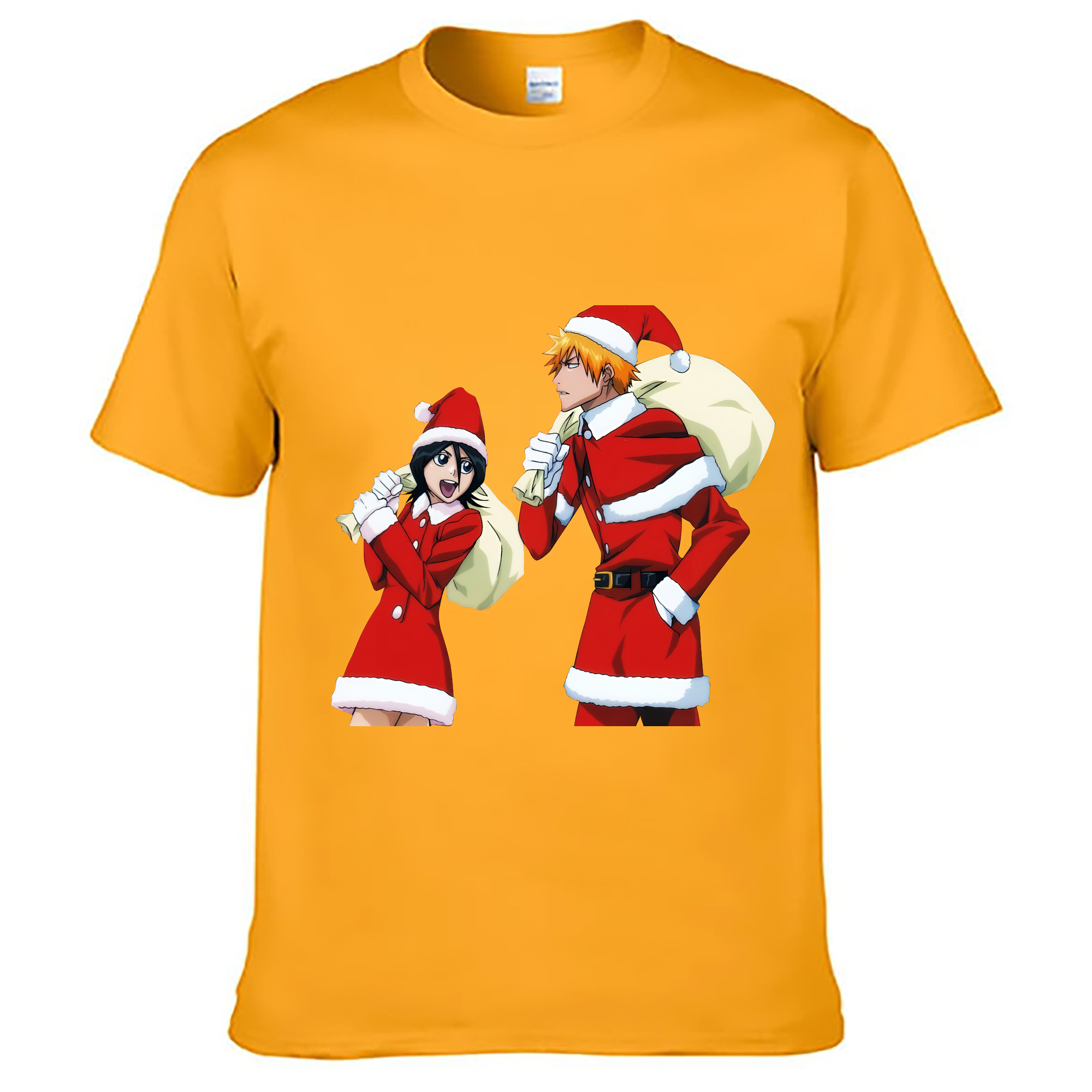 （画像用） ブリーチ 朽木ルキア BLEACH Kuchiki Rukia 綿100％ メンズ半袖Tシャツ｜肌触りやわらか＆通気性