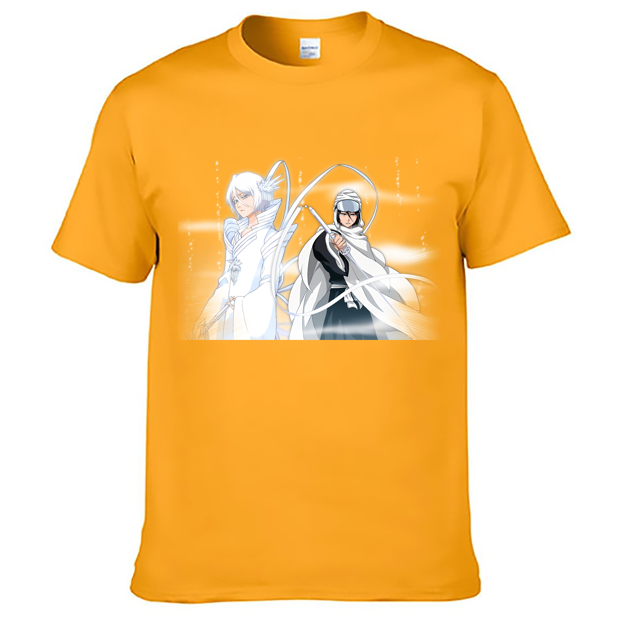 （画像用） ブリーチ 朽木ルキア BLEACH Kuchiki Rukia 綿100％ メンズ半袖Tシャツ｜肌触りやわらか＆通気性