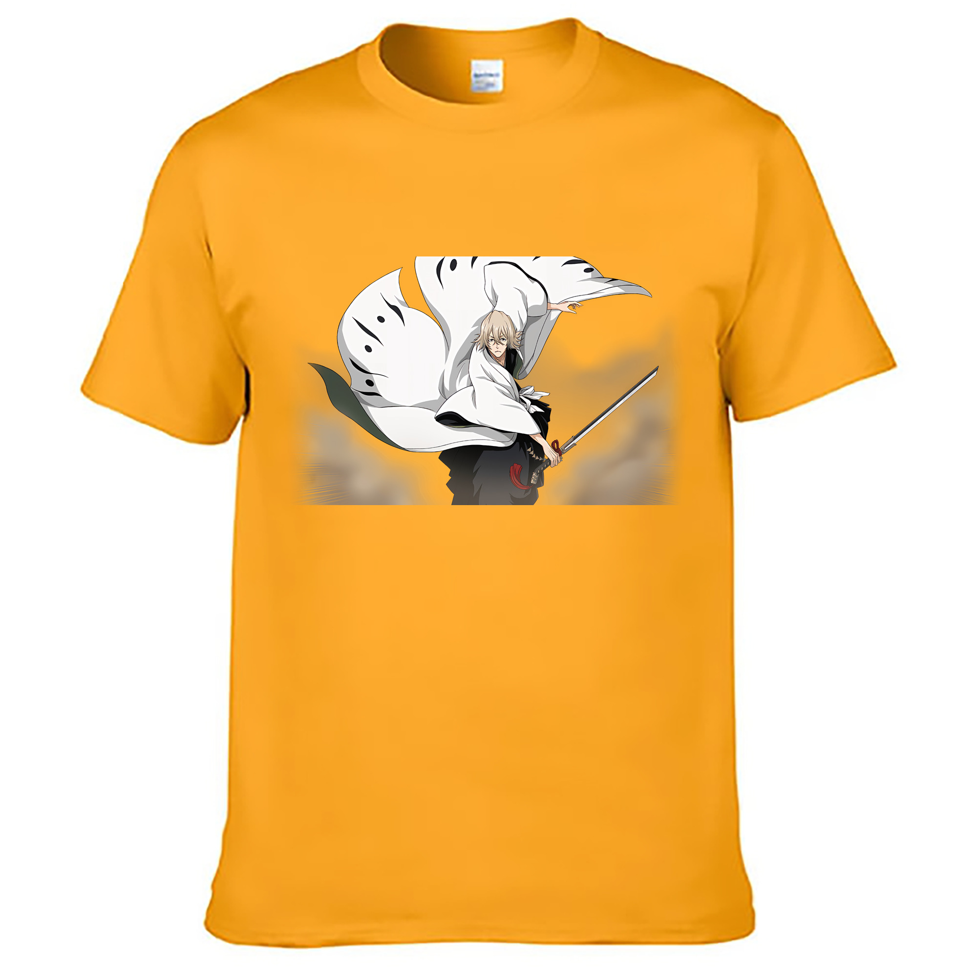 （画像用） "ブリーチ 浦原 喜助（うらはら きすけ） BLEACH Urahara Kisuke " 綿100％ メンズ半袖Tシャツ｜肌触りやわらか＆通気性