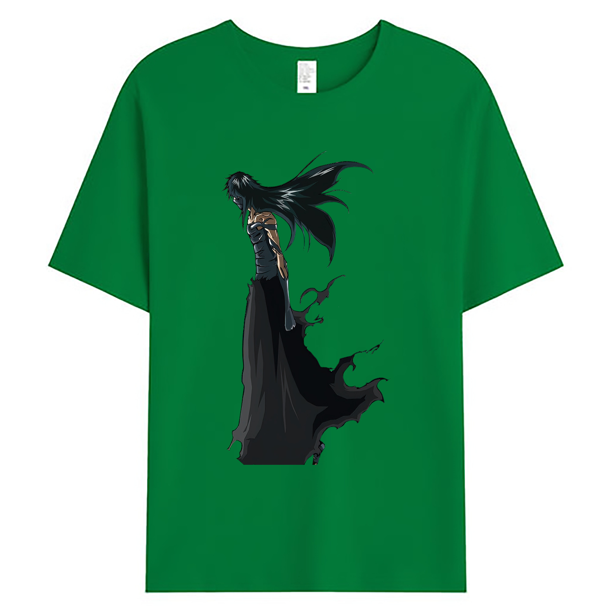 （画像用） ブリーチ 黒崎一護（くろさき いちご）BLEACH Kurosaki Ichigo 綿100％ メンズ半袖Tシャツ｜肌触りやわらか＆通気性