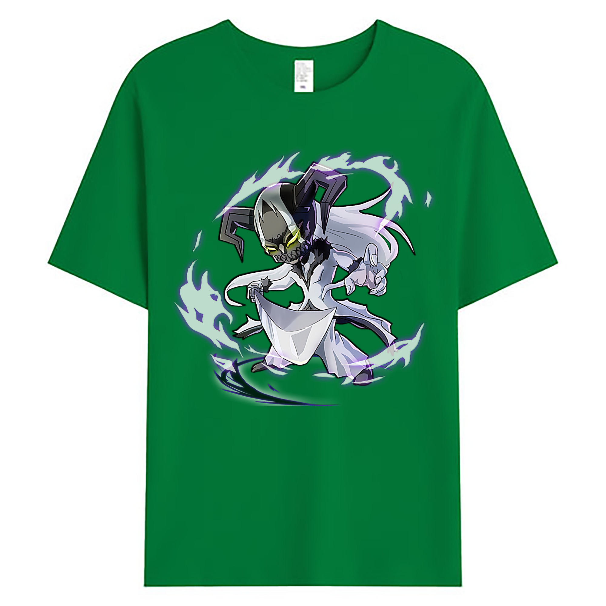 （画像用） ブリーチ 黒崎一護（くろさき いちご）BLEACH Kurosaki Ichigo 綿100％ メンズ半袖Tシャツ｜肌触りやわらか＆通気性