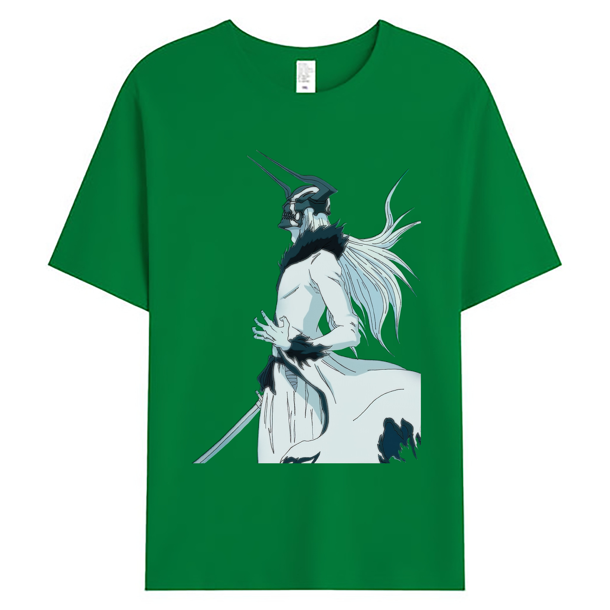 （画像用） ブリーチ 黒崎一護（くろさき いちご）BLEACH Kurosaki Ichigo 綿100％ メンズ半袖Tシャツ｜肌触りやわらか＆通気性